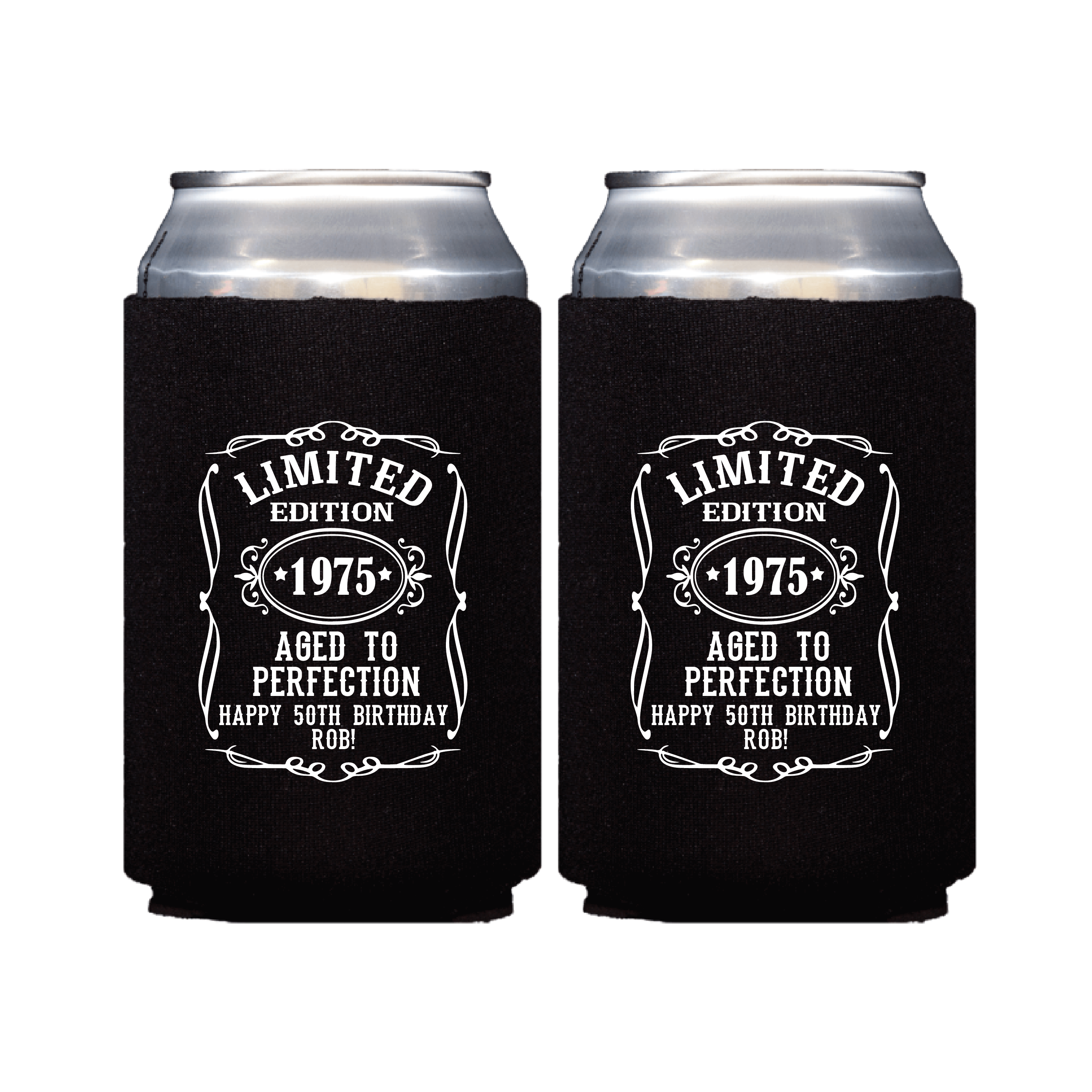 Aged to Perfection Birthday Can Coolers