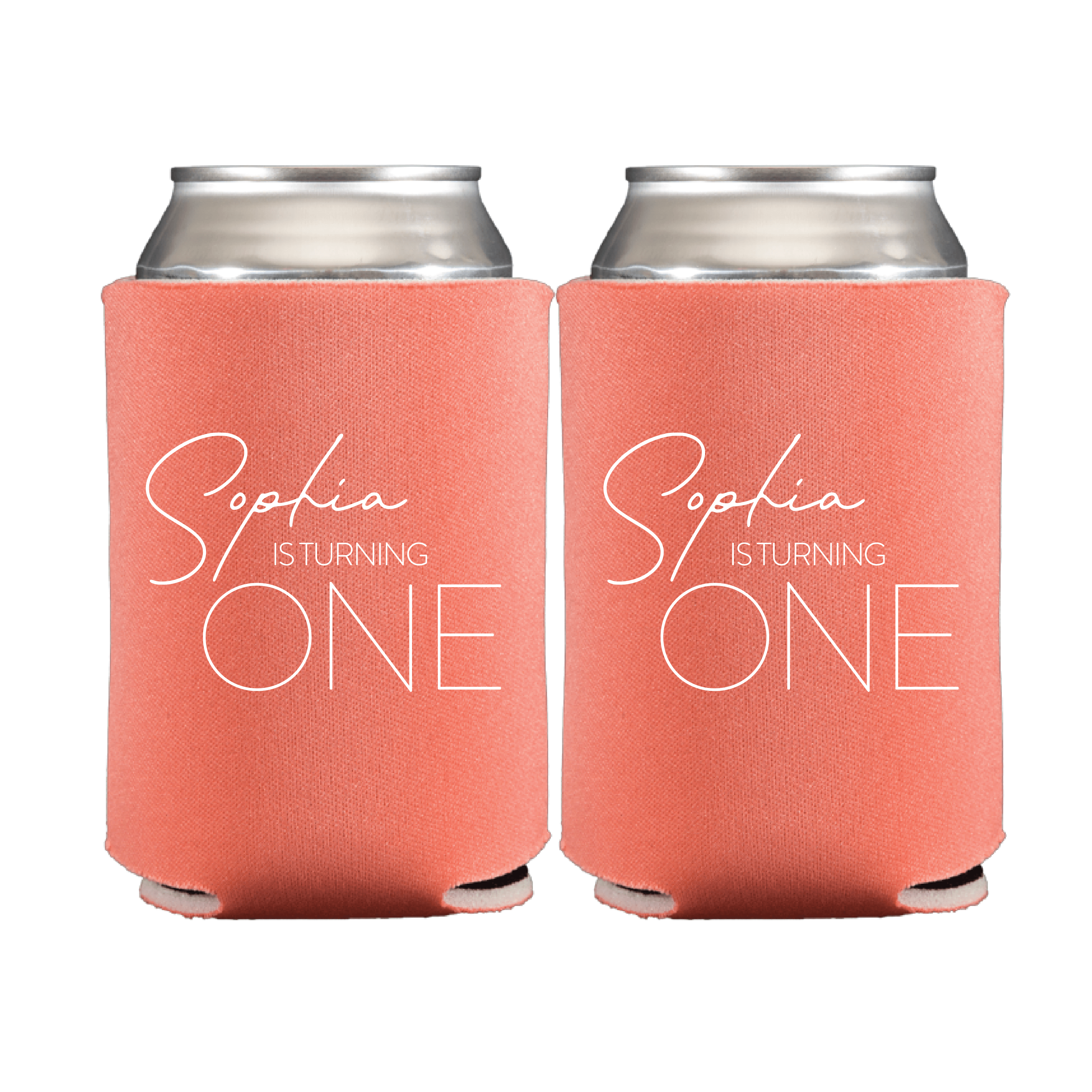 Hooray I’m ONE Birthday Can Coolers