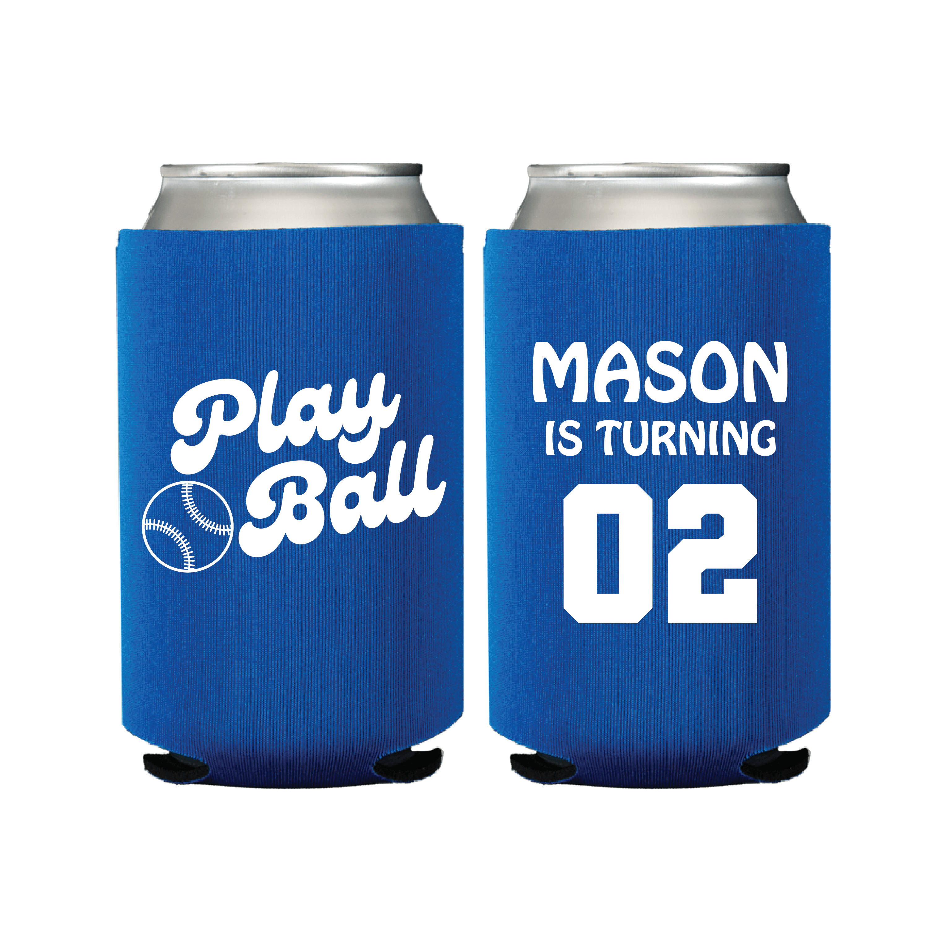 Play Ball Birthday Can Coolers