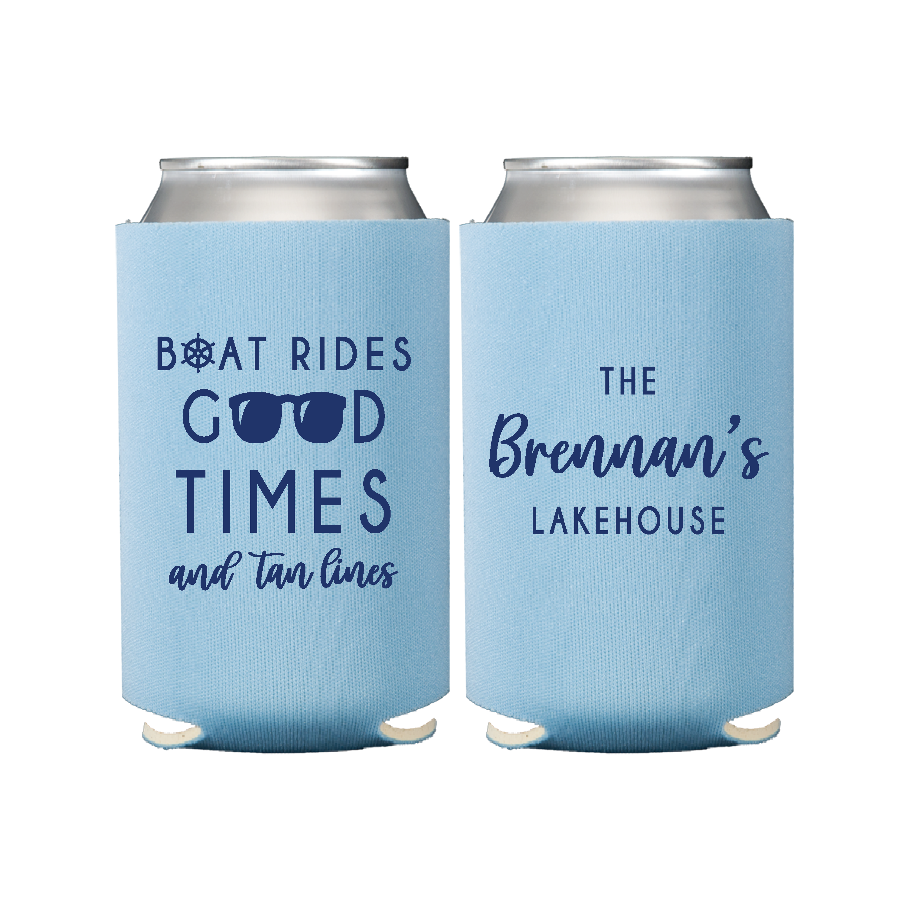 Boat Rides and Good Times Can Coolers