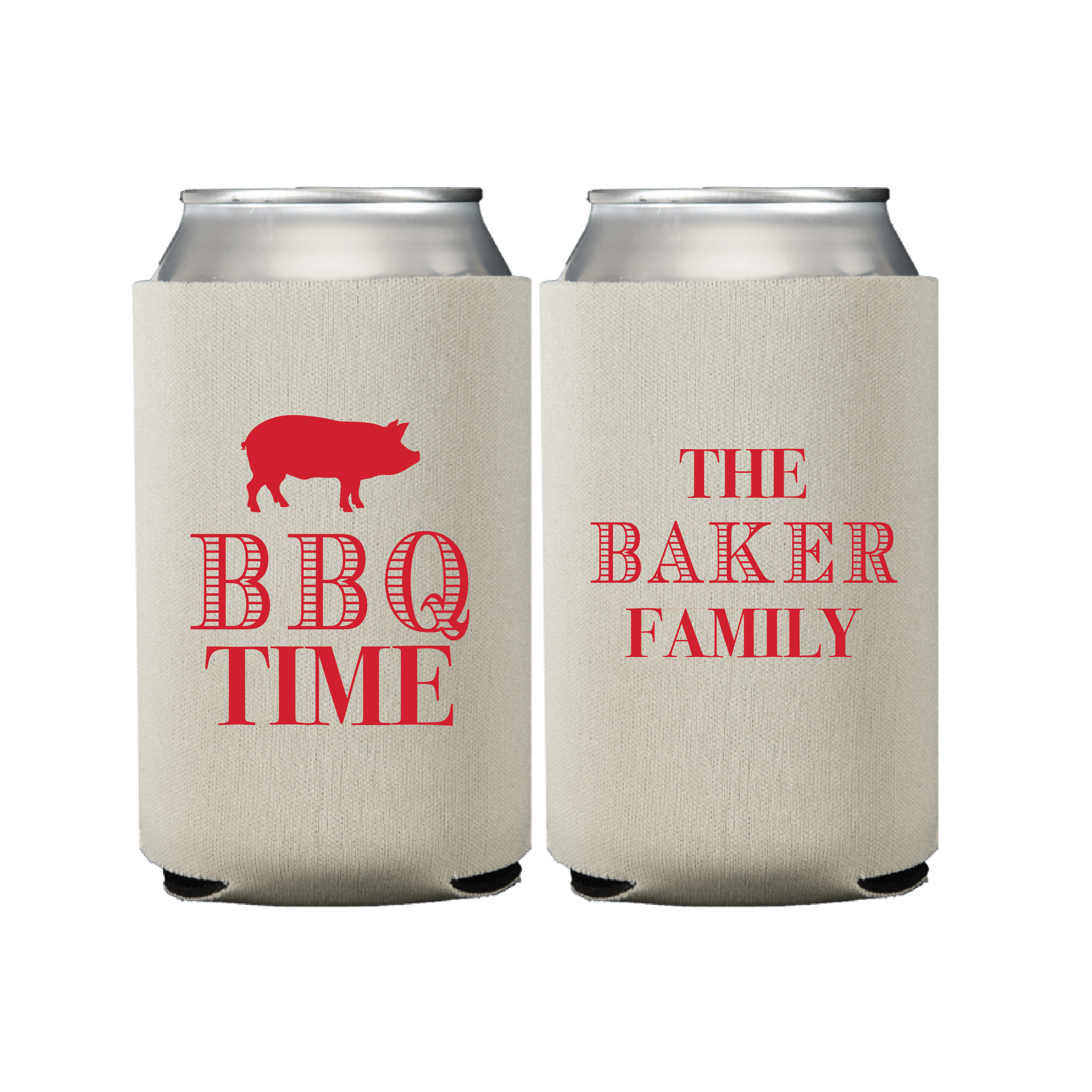 BBQ Time Backyard Cookout Can Coolers