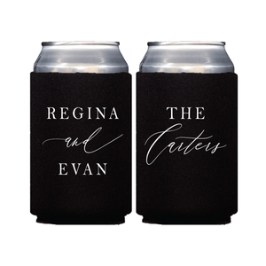 Personalized Wedding Can Coolers