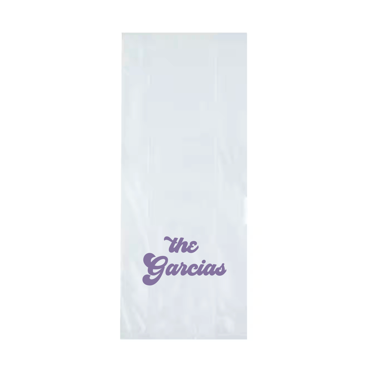 Retro Font Personalized Cellophane Bags - Favor Bags