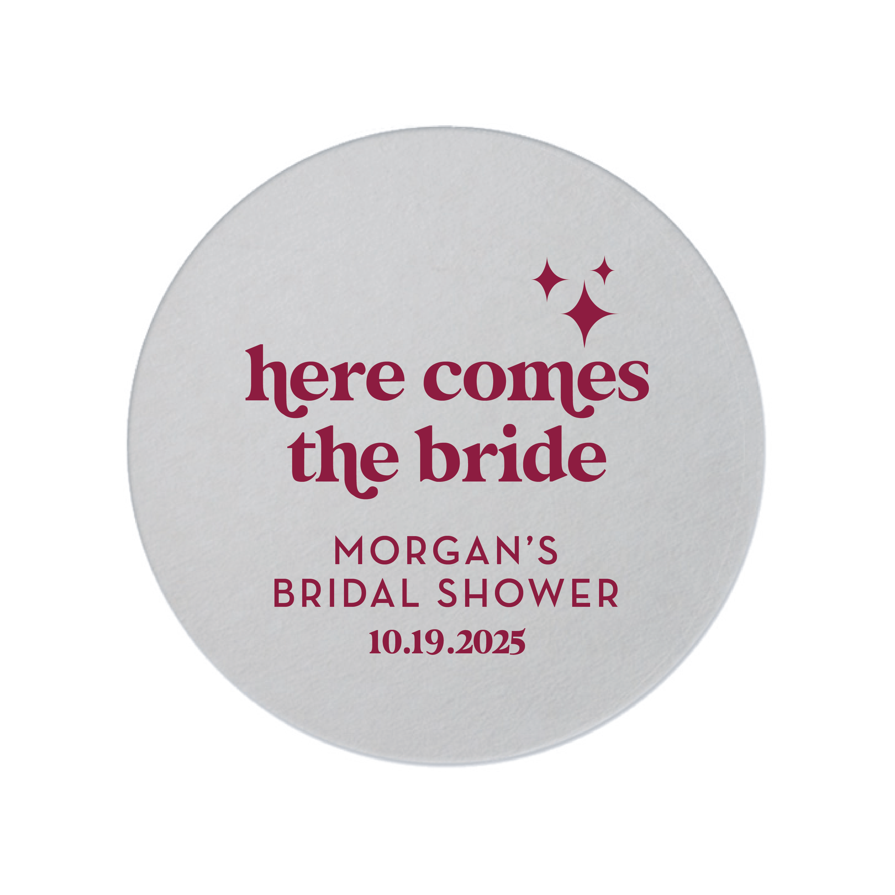 Here Comes The Bride Coasters - Coasters