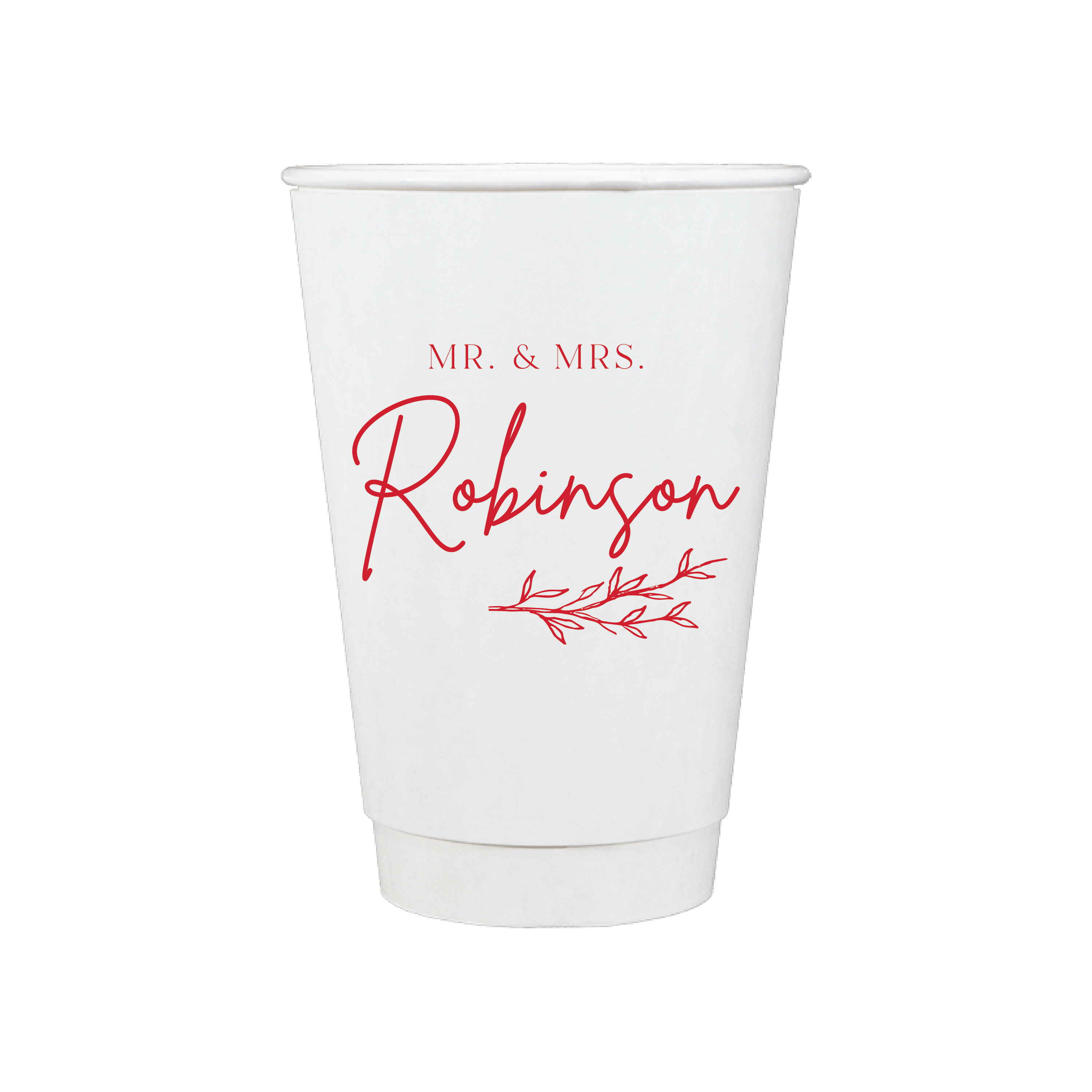Custom Monogram Personalized Wedding Paper Cups - Cup - Paper Cup