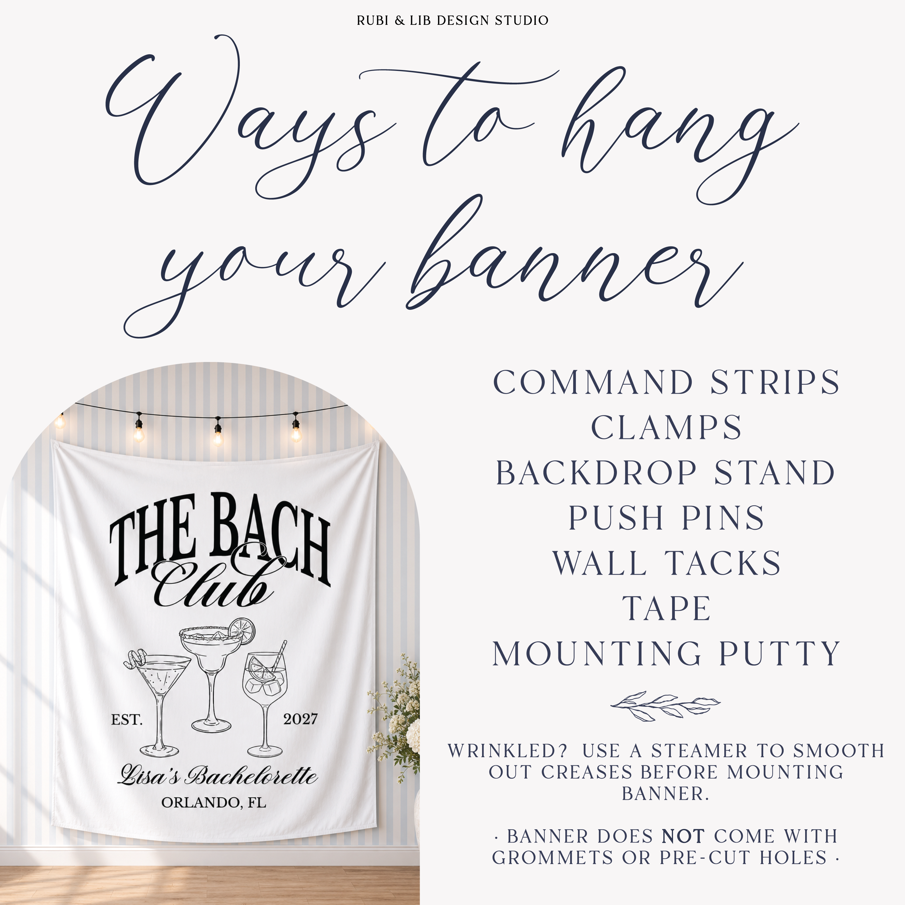 Fresh Off the Market bachelorette banner - available color and text options banner graphic