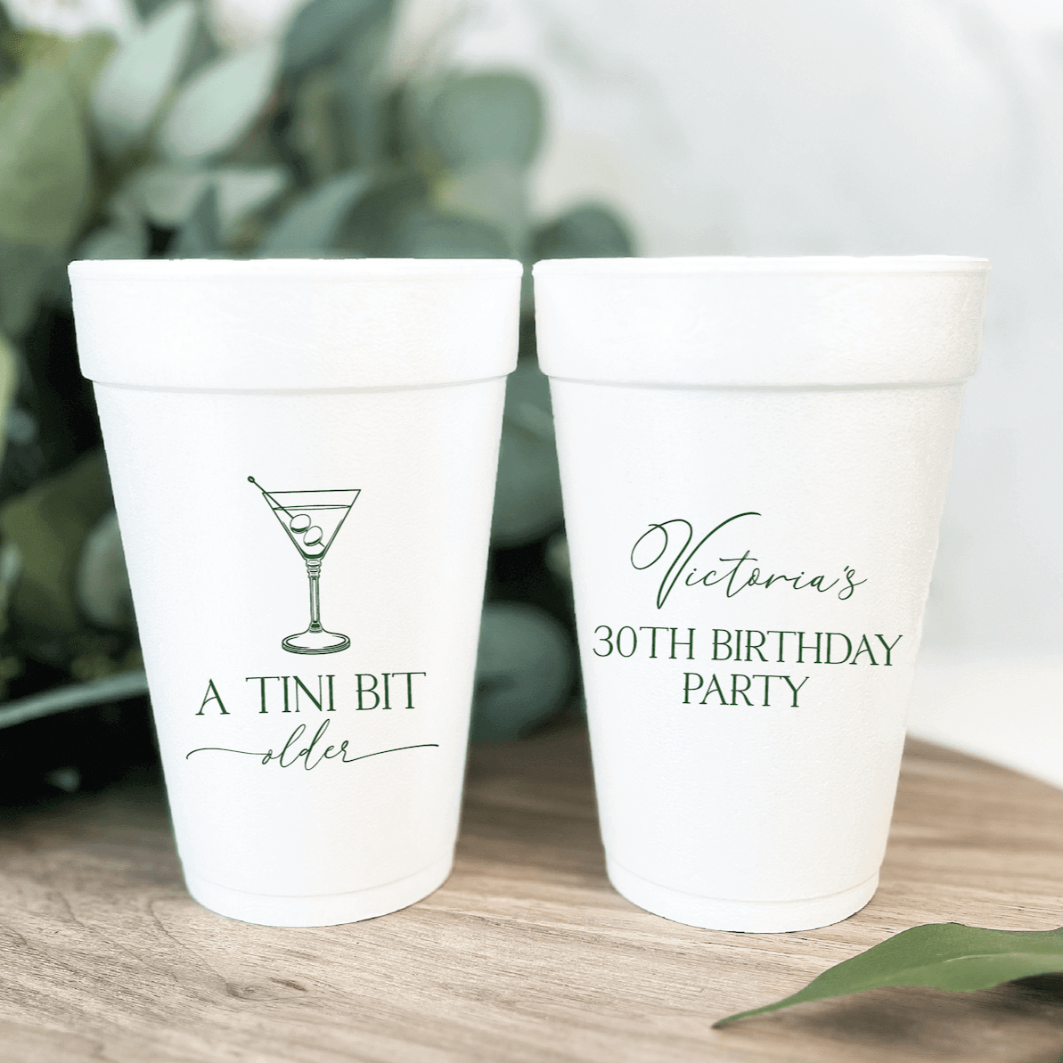 A Tini Bit Older Foam Party Cups