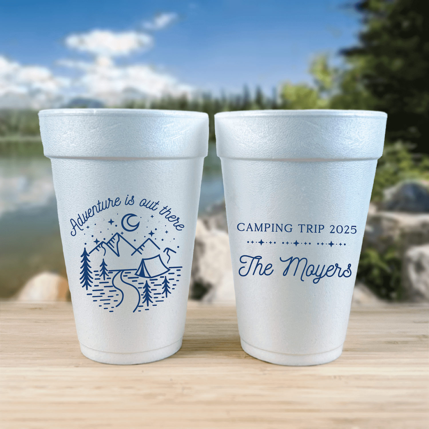 Adventure Is Out There Foam Cups