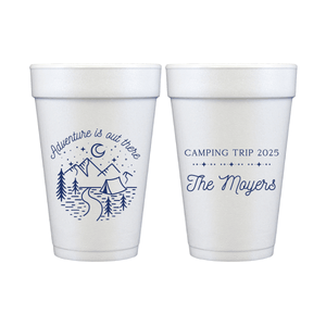 Adventure Is Out There Foam Cups