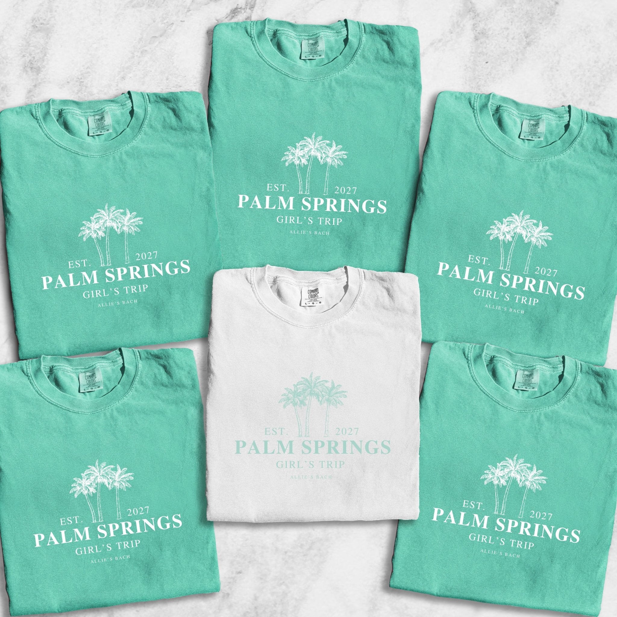 Palm Springs Girl's Trip Bachelorette T-Shirt