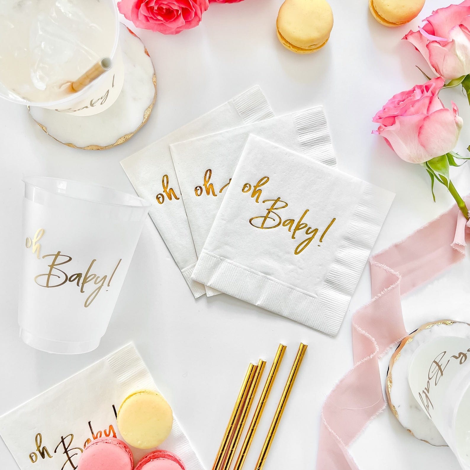 Oh Baby Plastic Cups