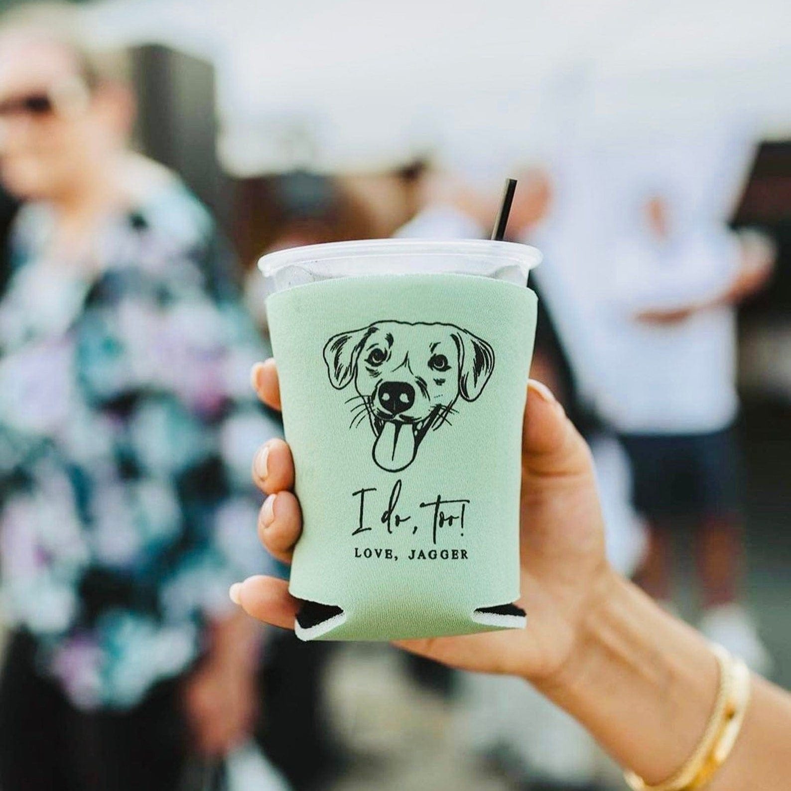 I Do Too Custom Dog Illustration Can Cooler - Can Cooler - Pet