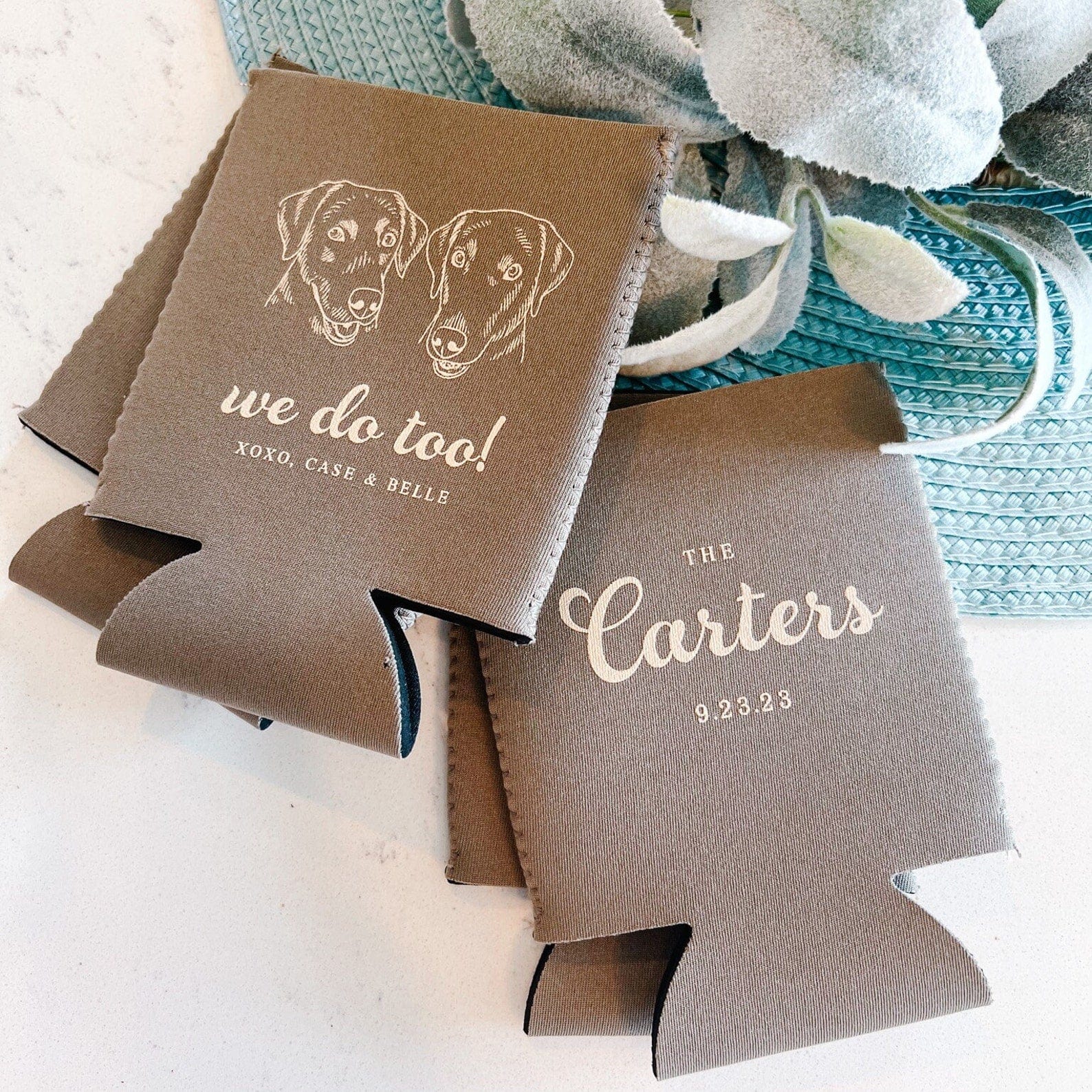 We Do Too Custom Dog Illustration Can Cooler - Can Cooler - Pet