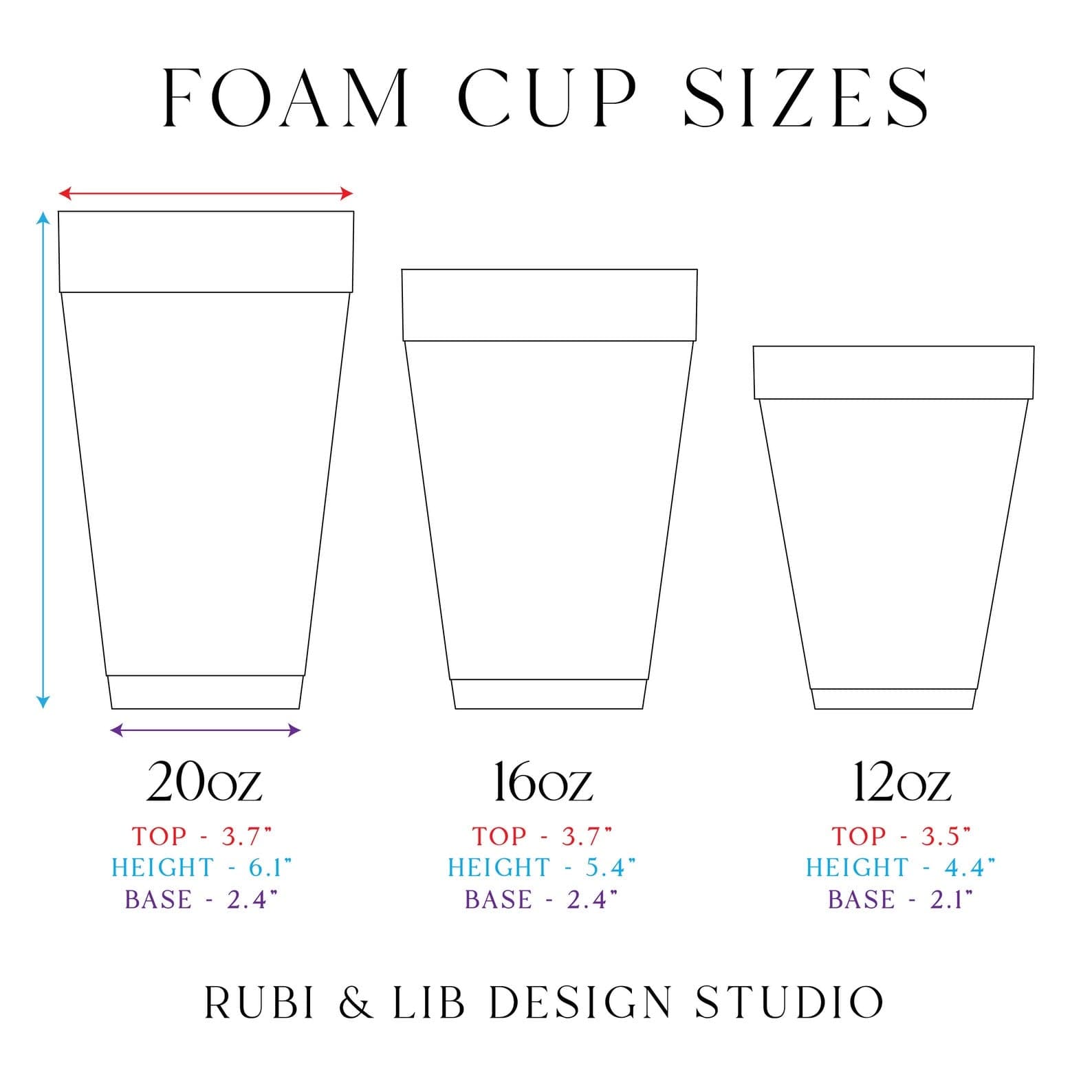 Personalized Wedding Foam Cups - Cup - Foam