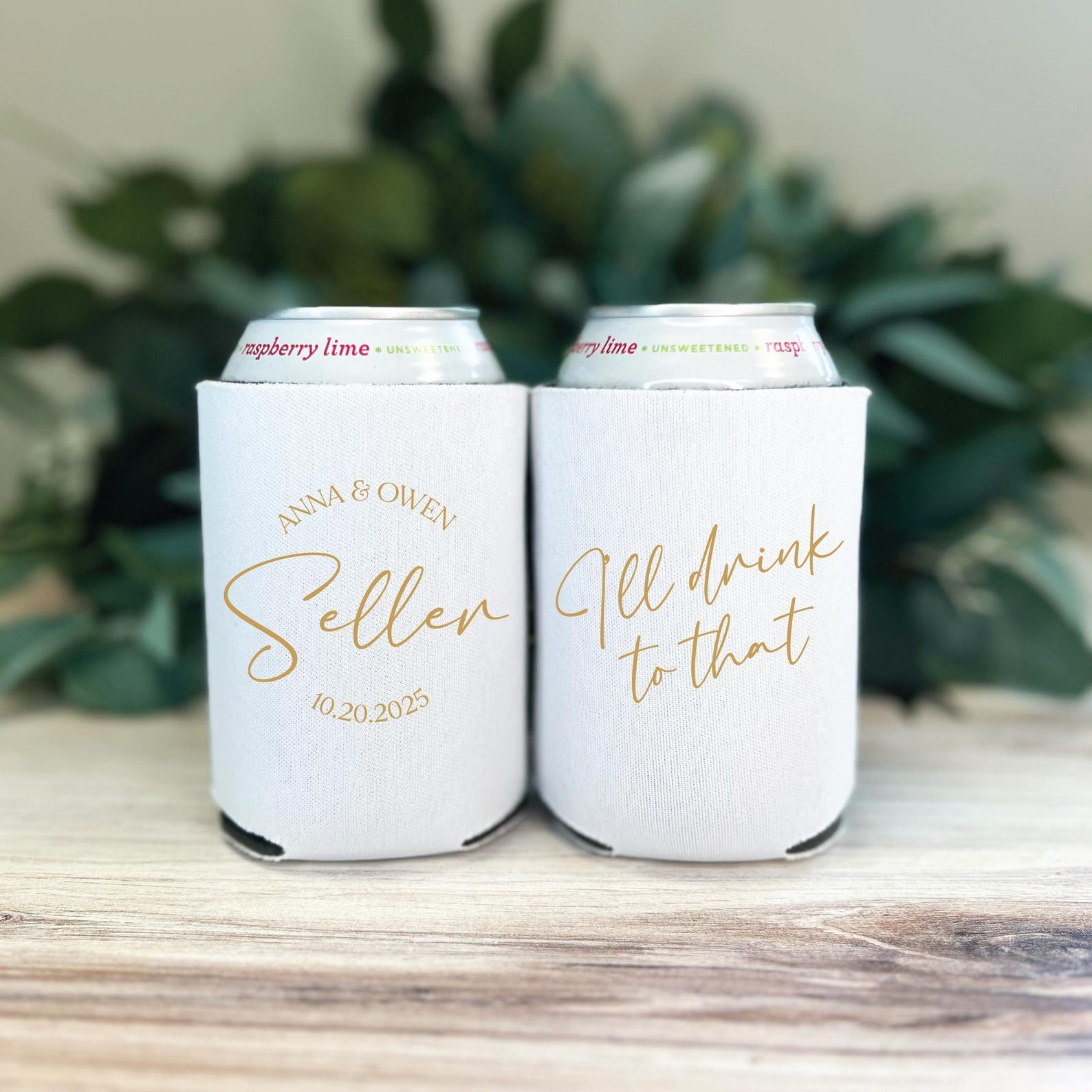 I'll Drink to That Wedding Can Coolers - Can Cooler