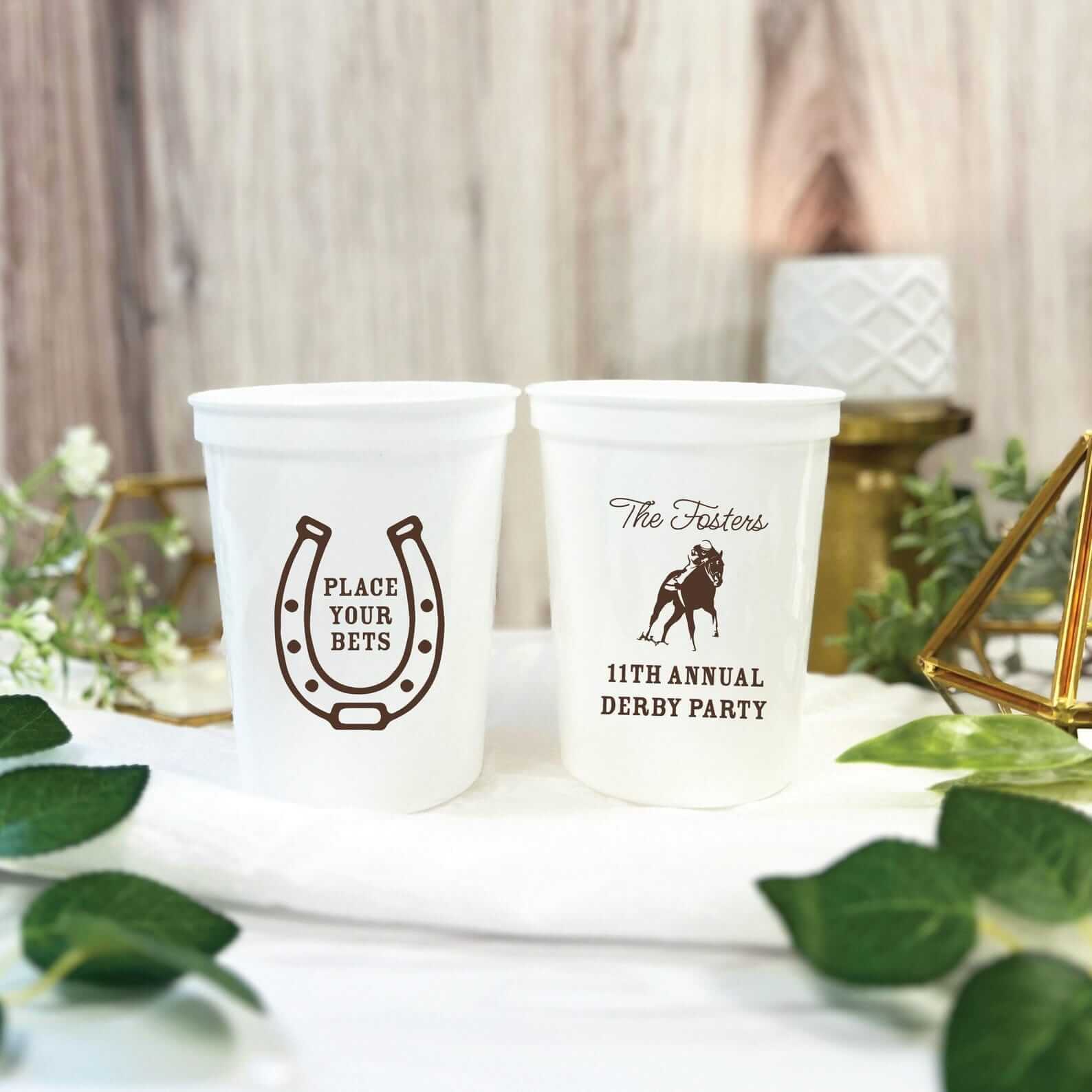 Place Your Bets Derby Party Cups - Cup - Stadium
