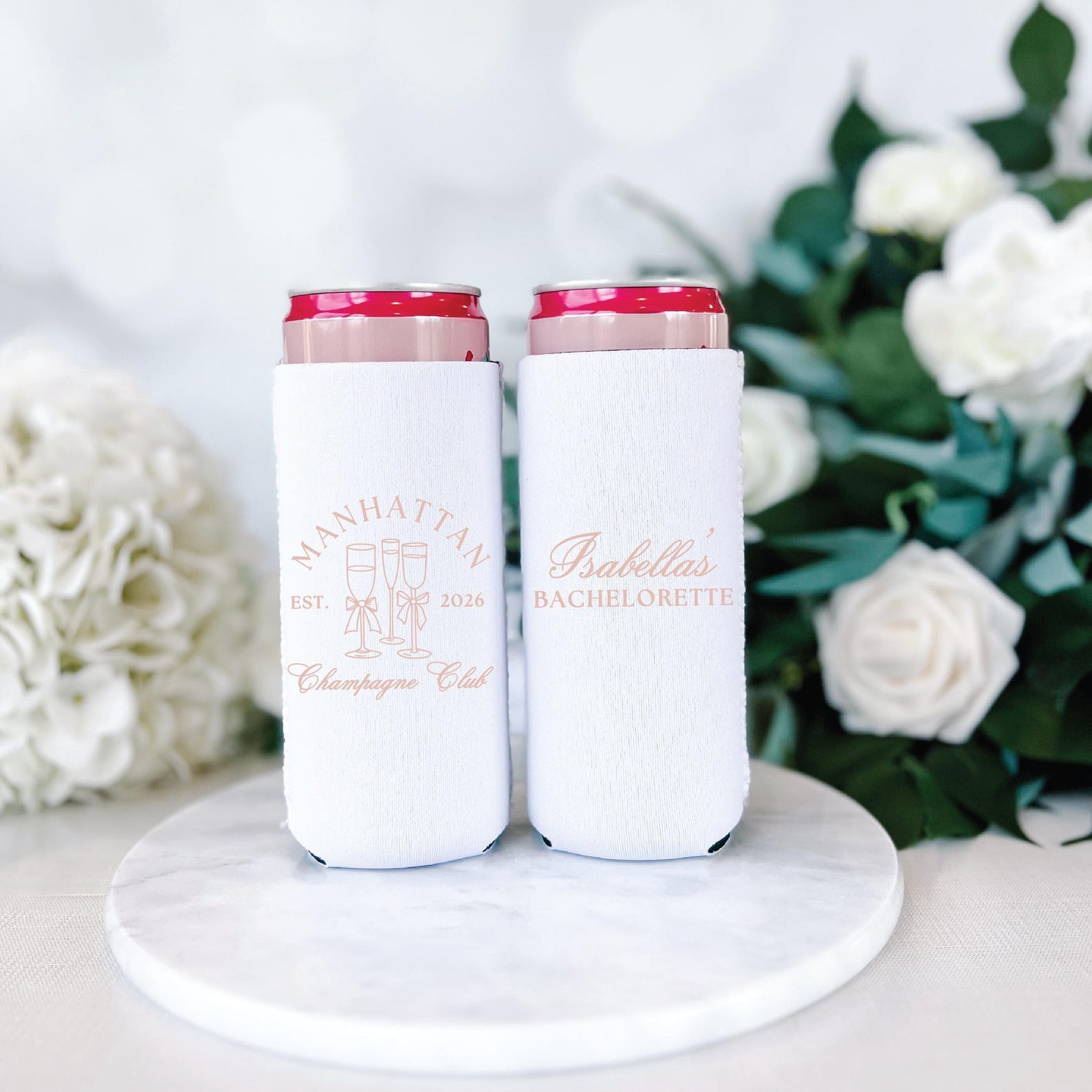 Champagne Club Bachelorette Slim Can Cooler - Can Cooler - Slim