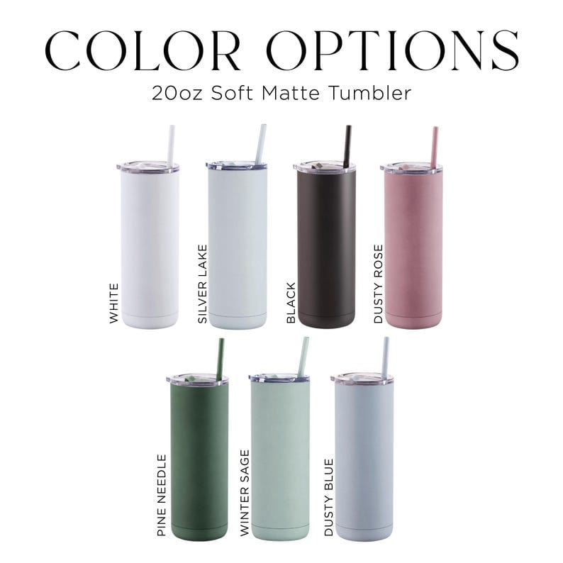 Bridesmaid Personalized Tumbler - Skinny Tumbler