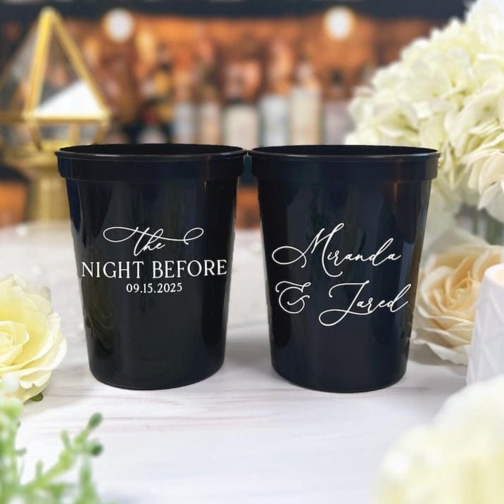 The Night Before Rehearsal Dinner Wedding Stadium Cups - Cup - Stadium