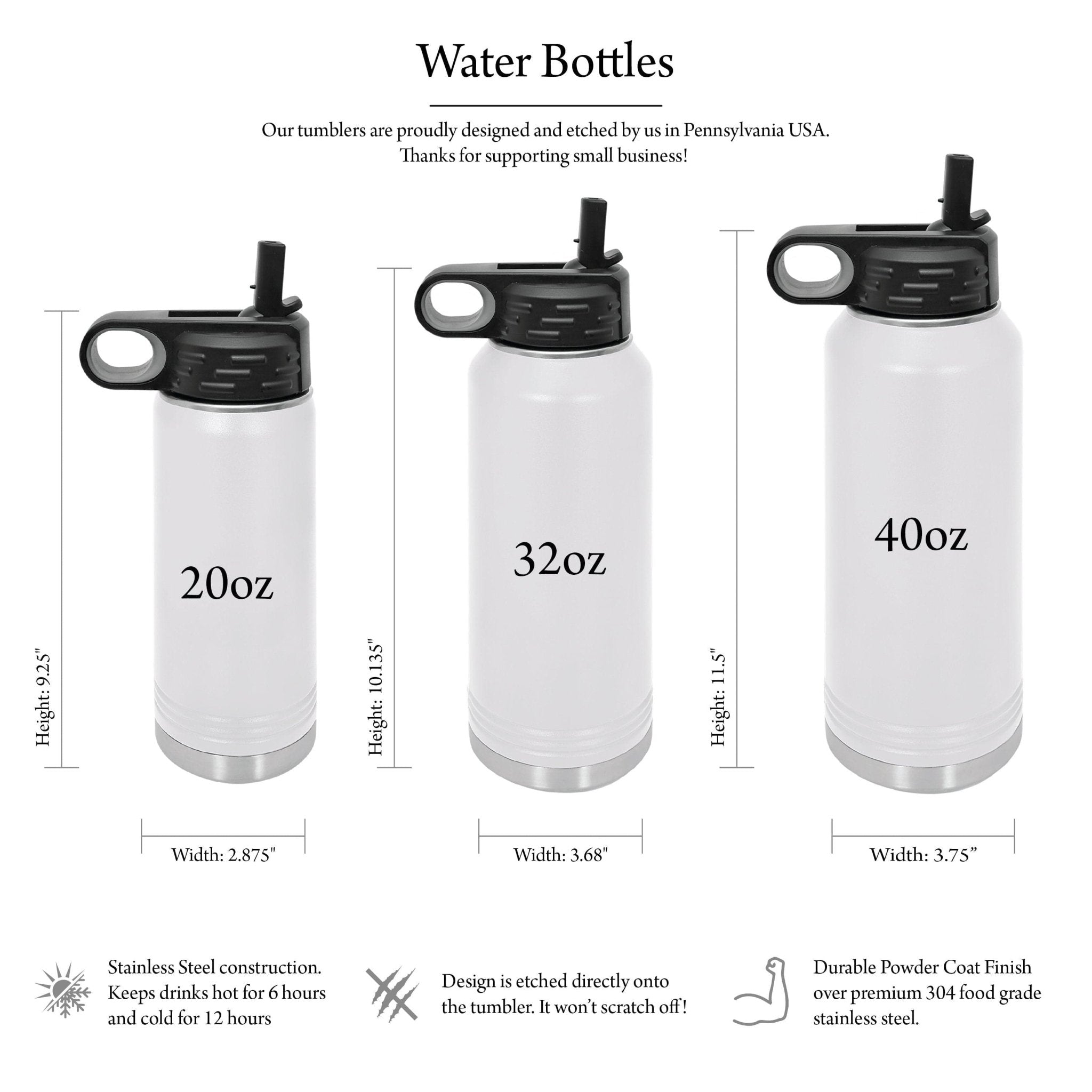 Hubby and Wifey Water Bottle Gift Set - Water Bottle