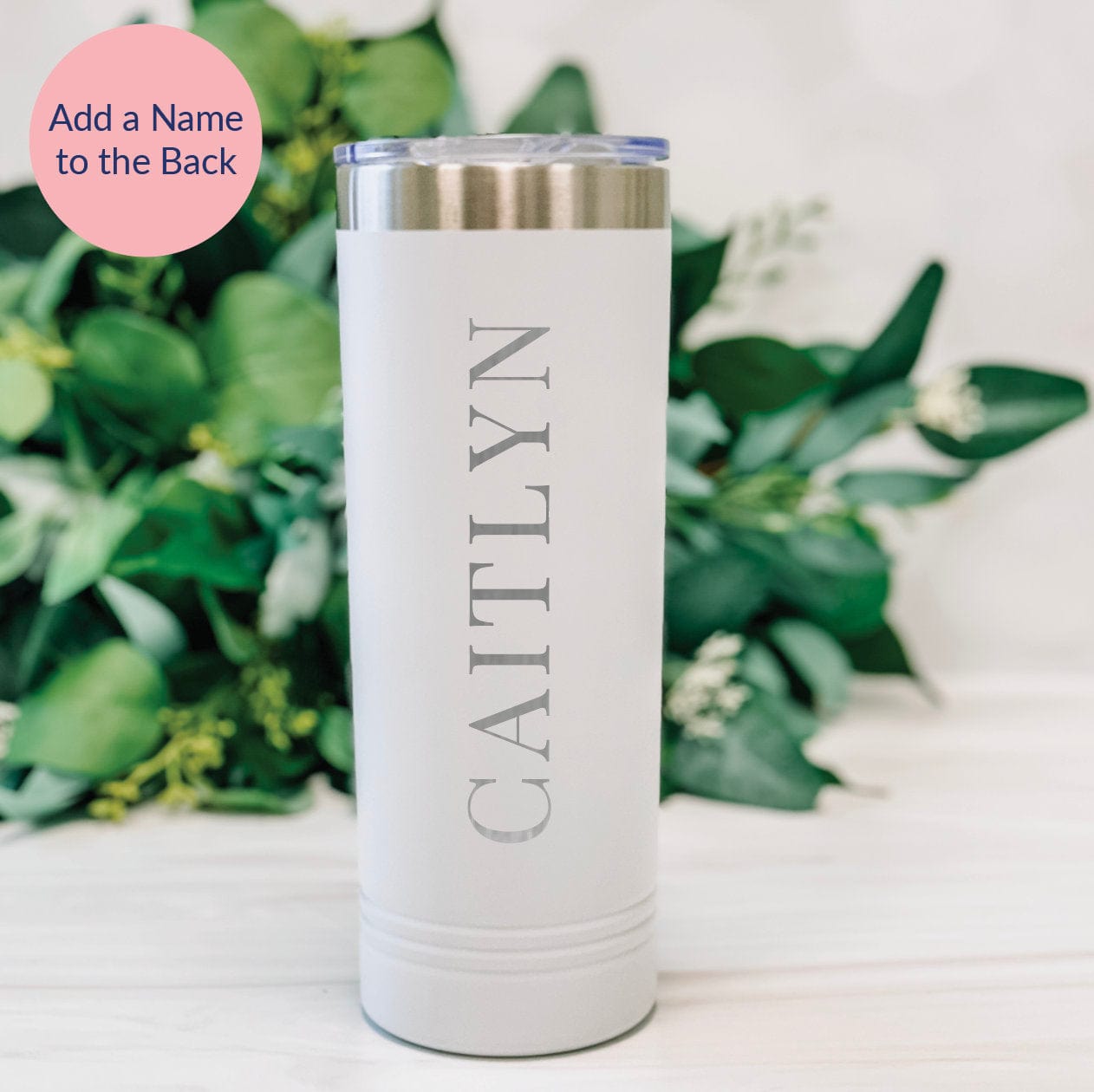 Champagne Club Bachelorette Party Personalized Tumbler - Skinny Tumbler - JDS