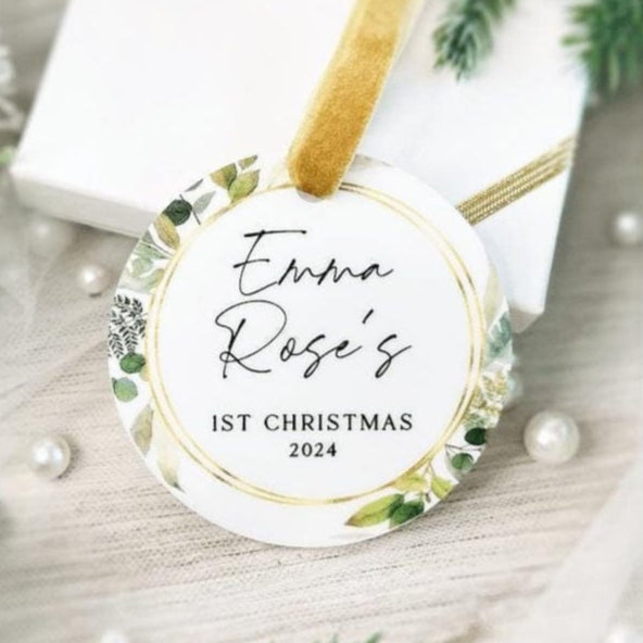 Baby’s First Christmas Keepsake Ornament