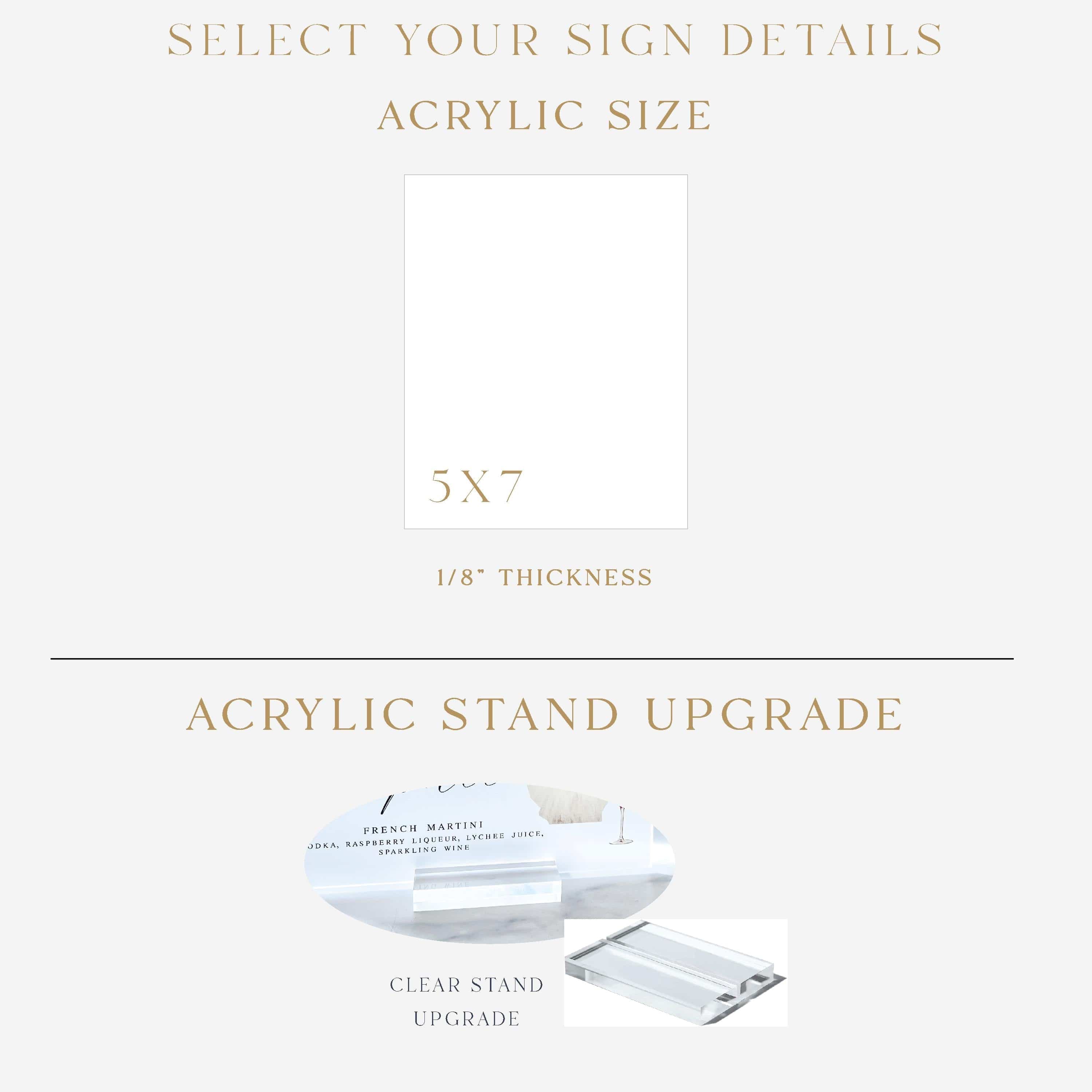 Toile Floral Chinoiserie Acrylic Table Numbers