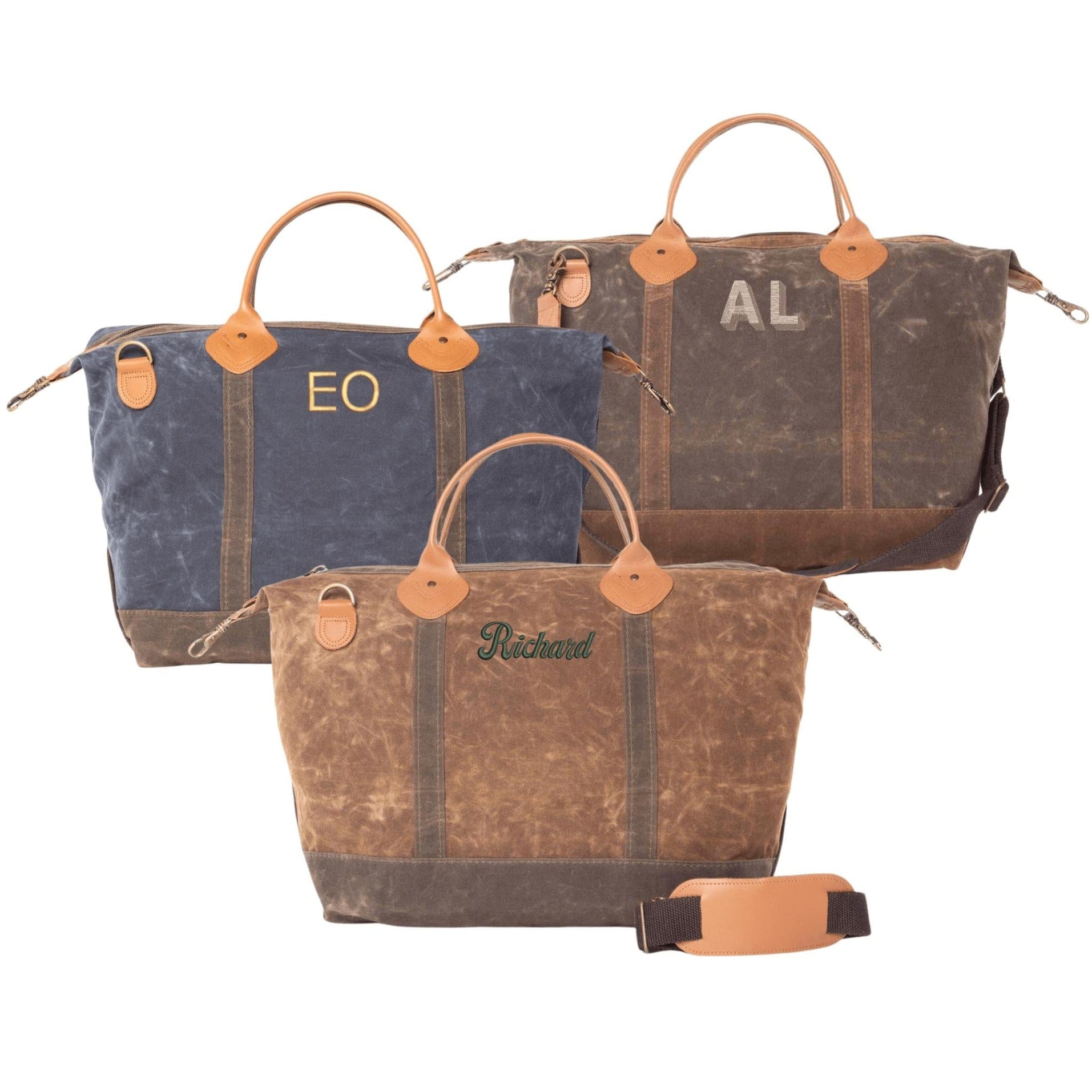 Waxed Canvas Weekender Bag