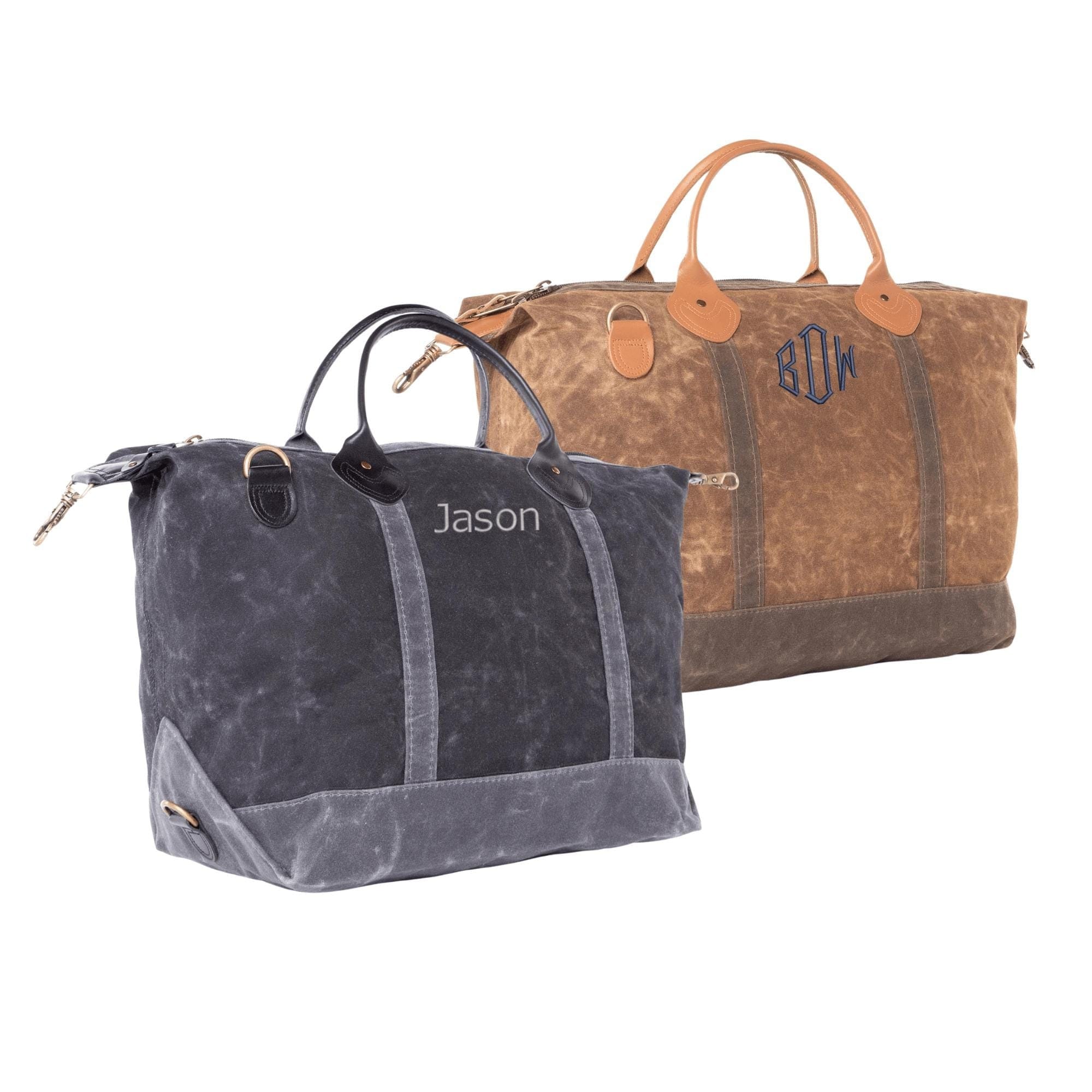 Waxed Canvas Weekender Bag