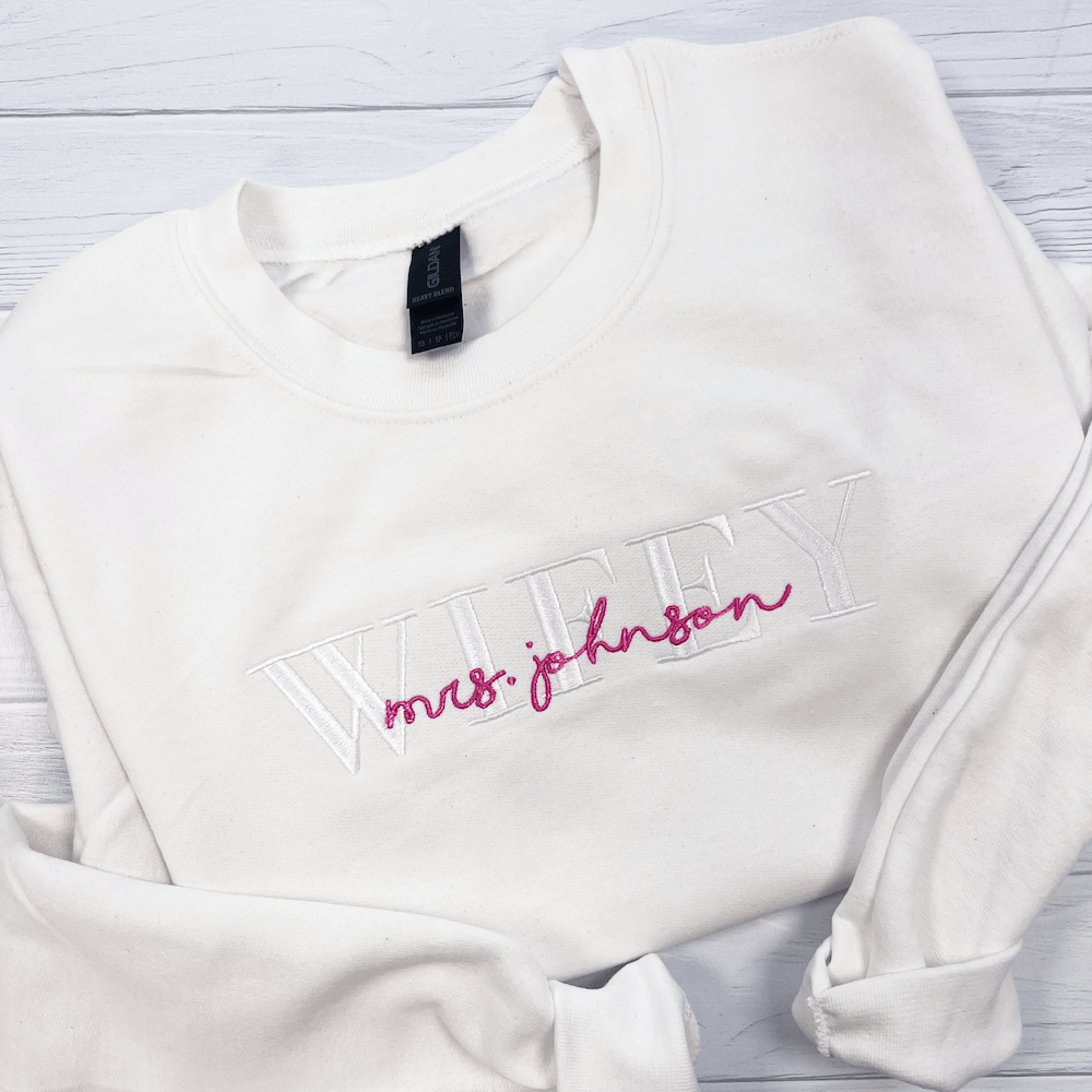 Personalized Bridal Sweatshirt