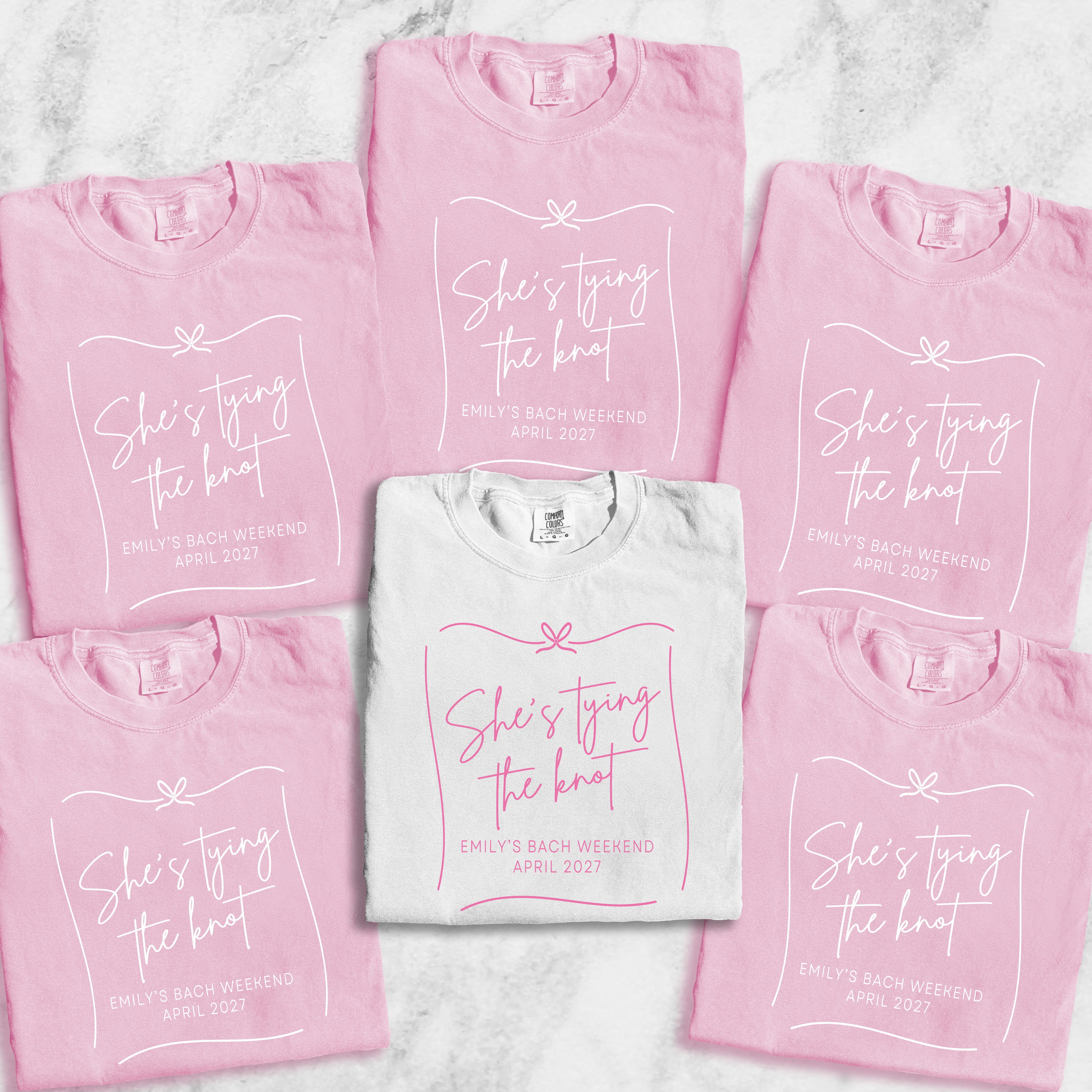 She's Tying the Knot Bachelorette T-Shirt