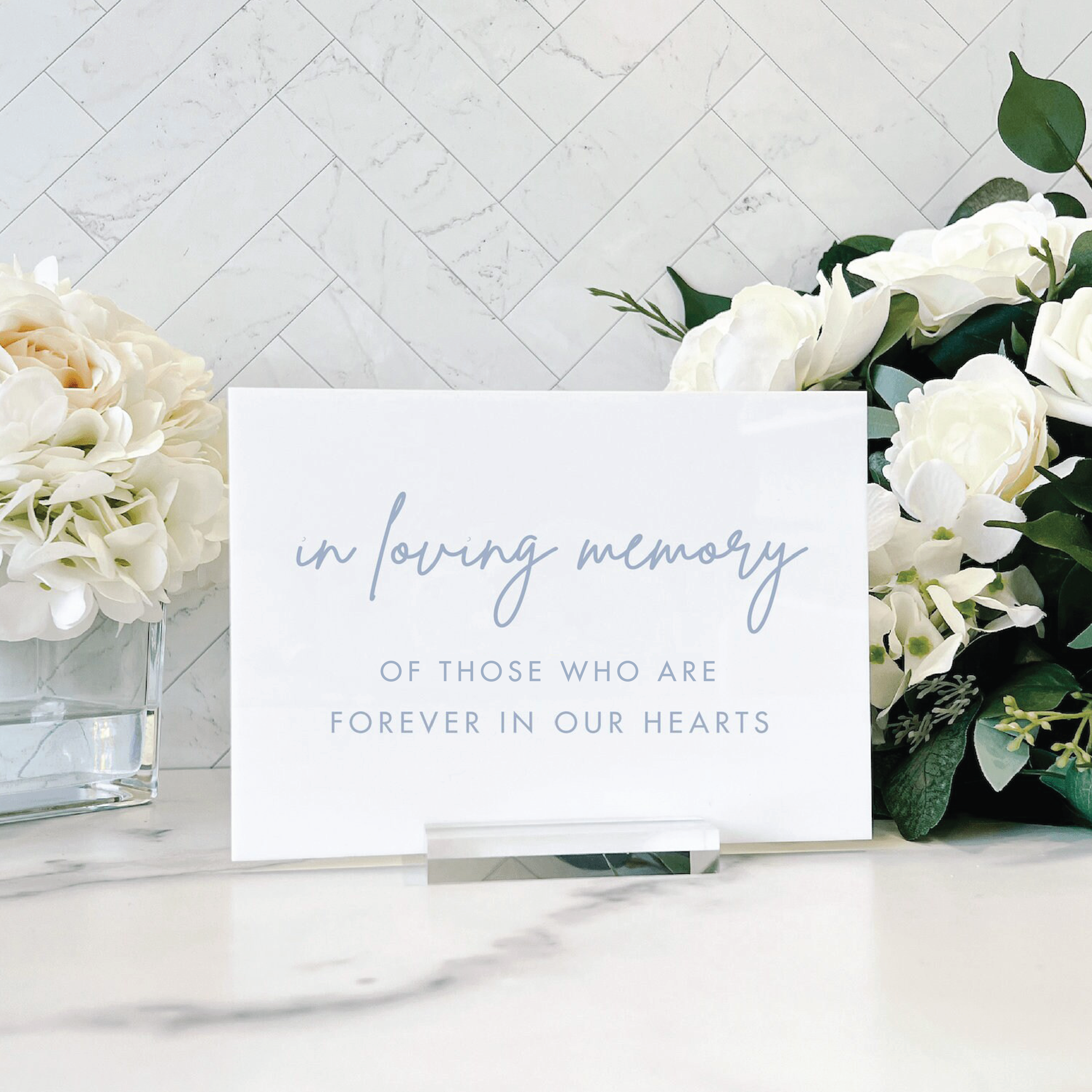 In Loving Memory Wedding Sign - Table Signs