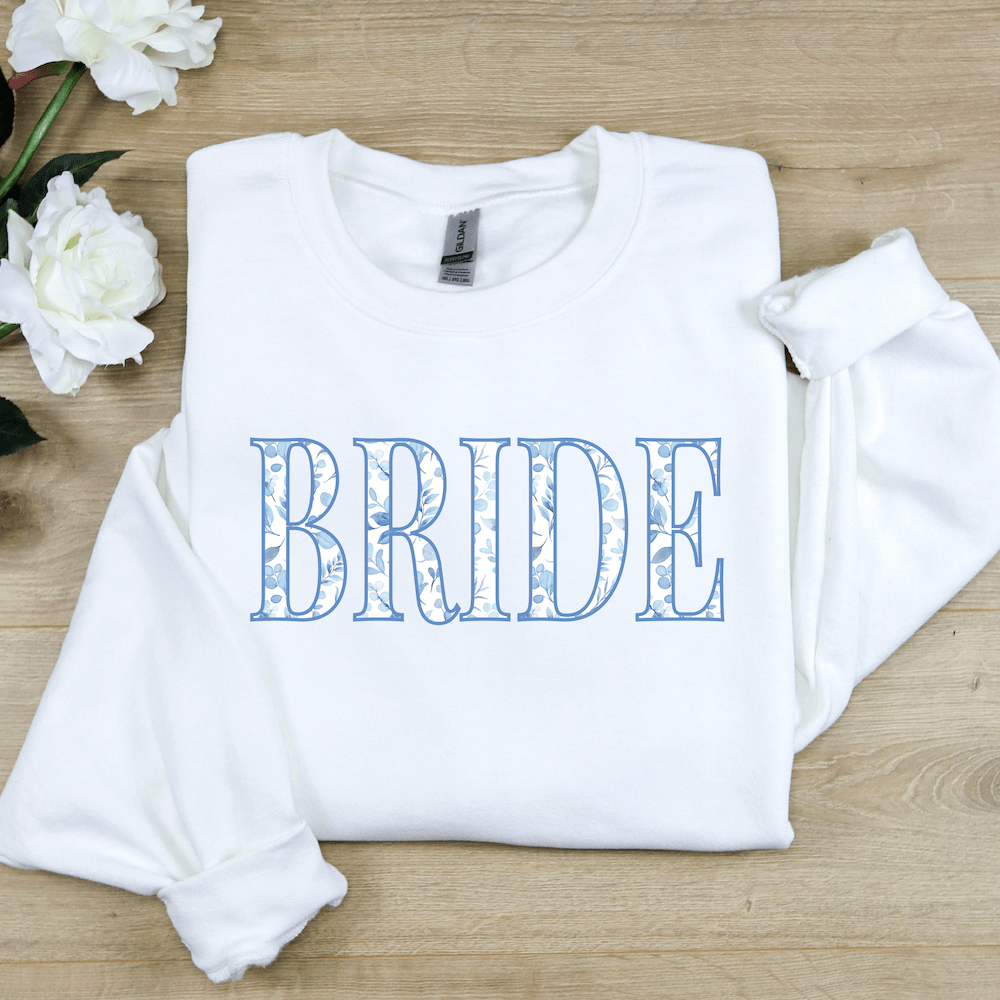 Floral Bride Crewneck - Sweatshirt - DTF
