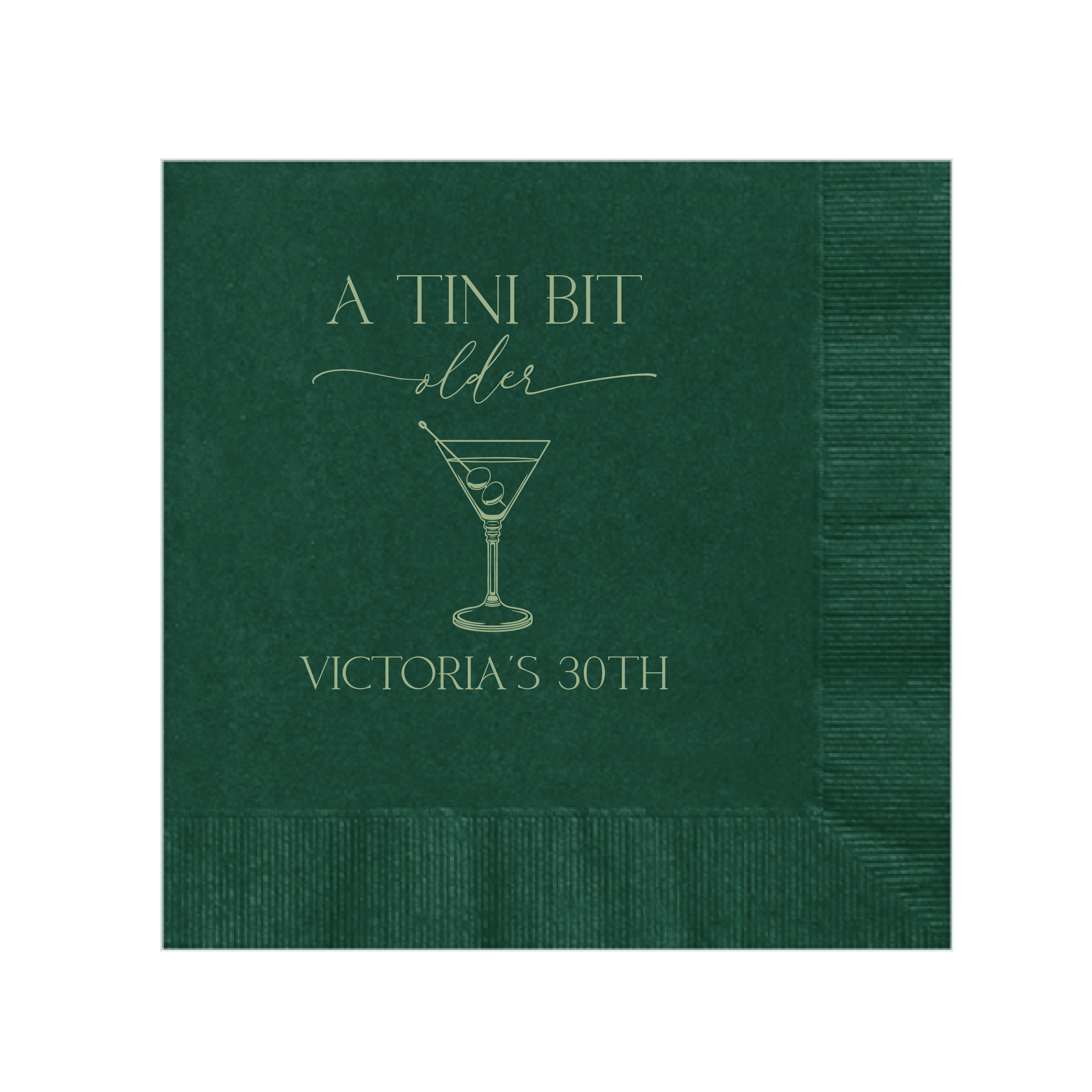 A Tini Bit Older Birthday Napkins