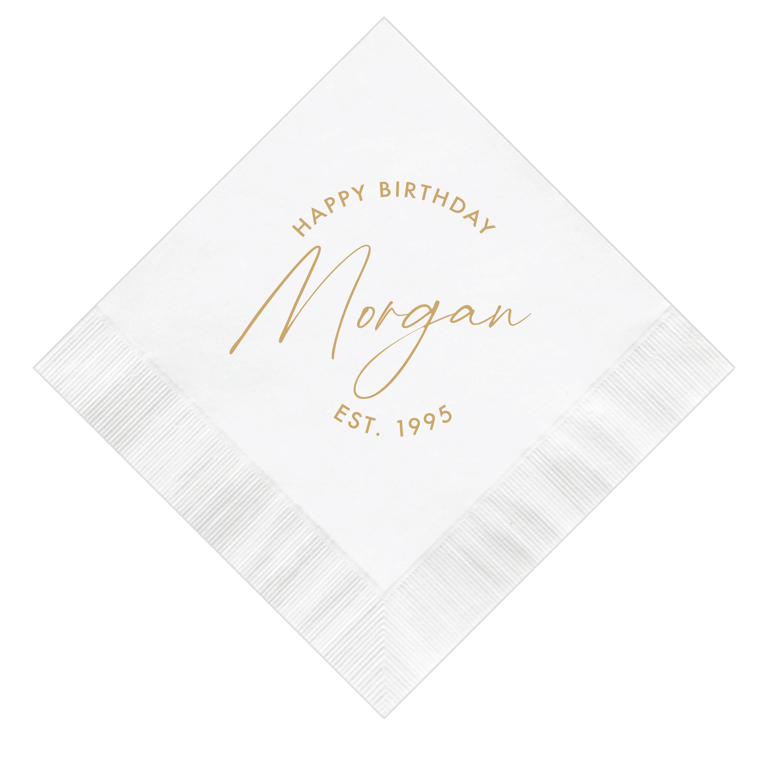 Born to Party Birthday Napkins - Napkins - Foil Stamped