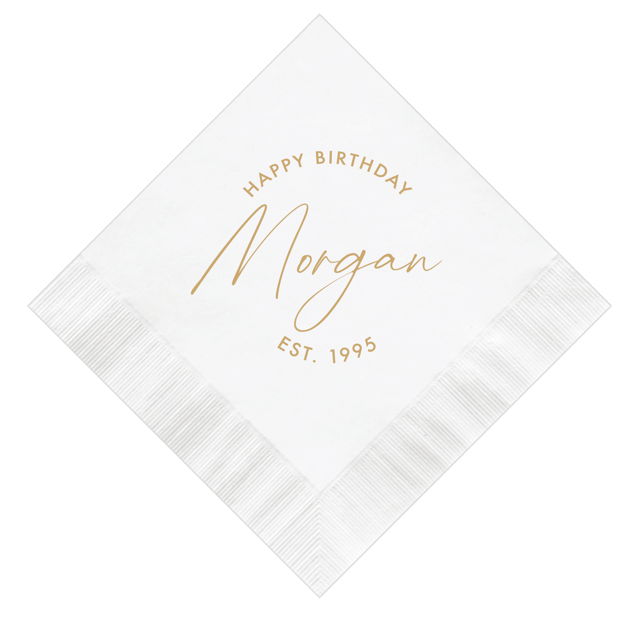 Born to Party Birthday Napkins - Napkins - Foil Stamped