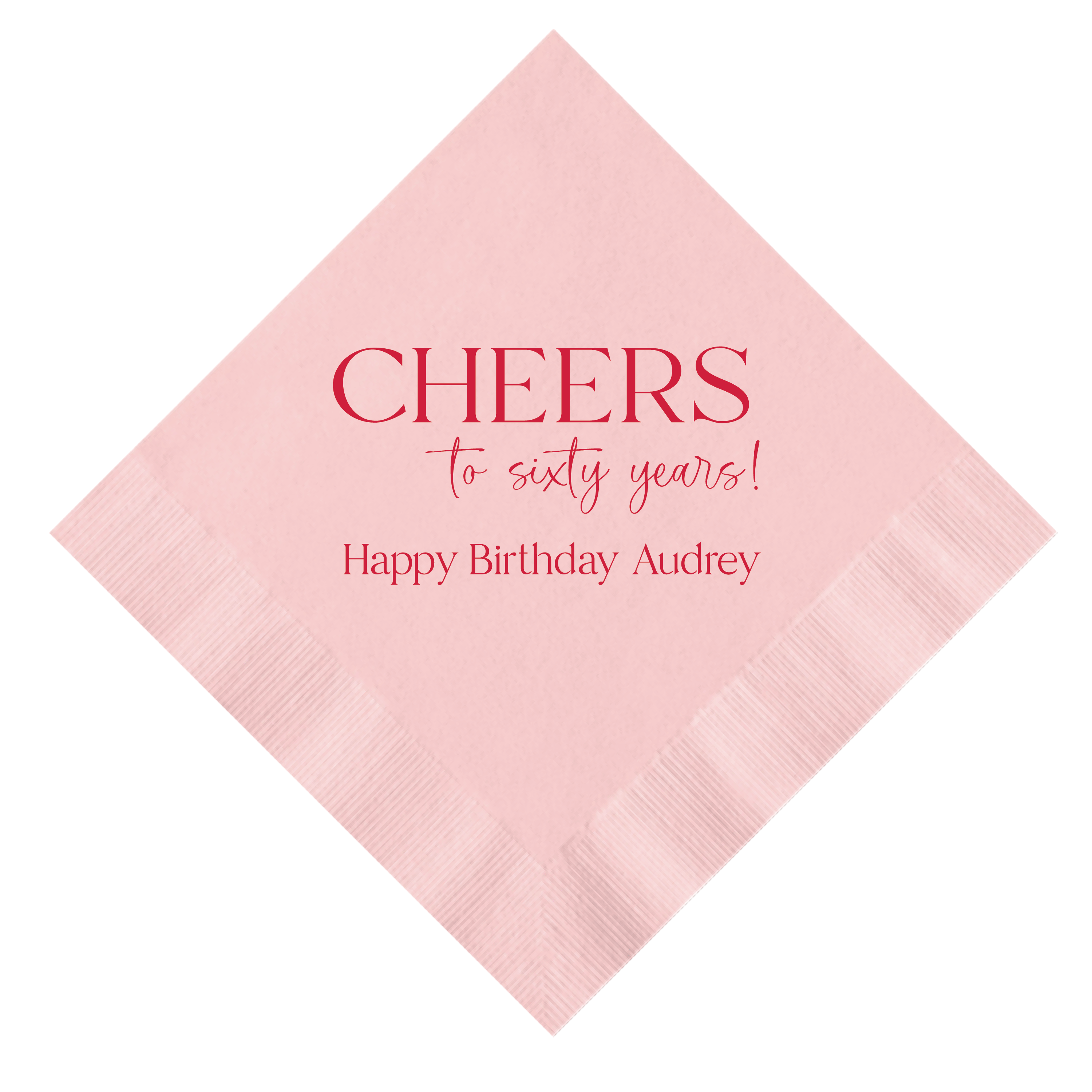 Cheers to the Years Birthday Napkins - Napkins - Foil Stamped