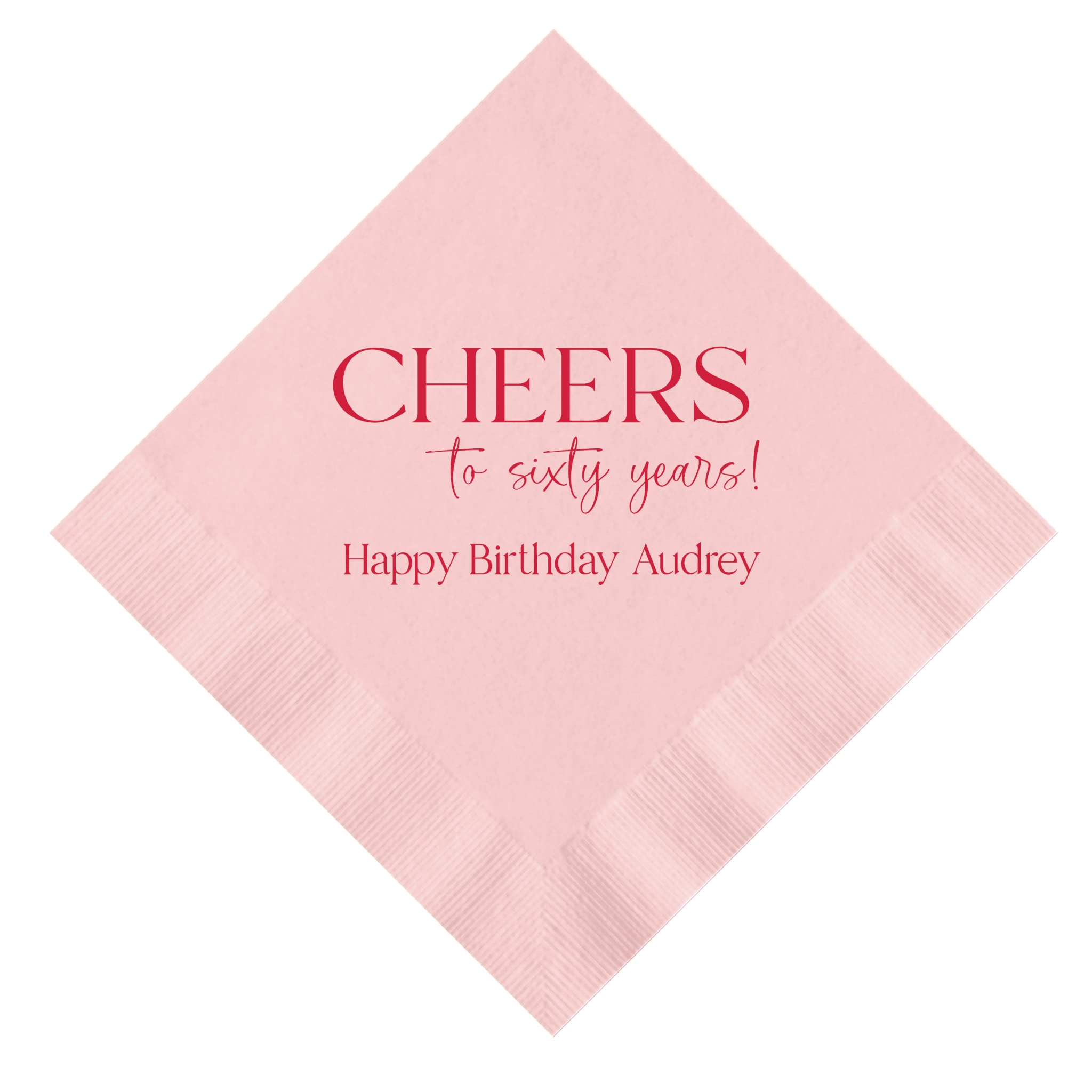 Cheers to the Years Birthday Napkins - Napkins - Foil Stamped