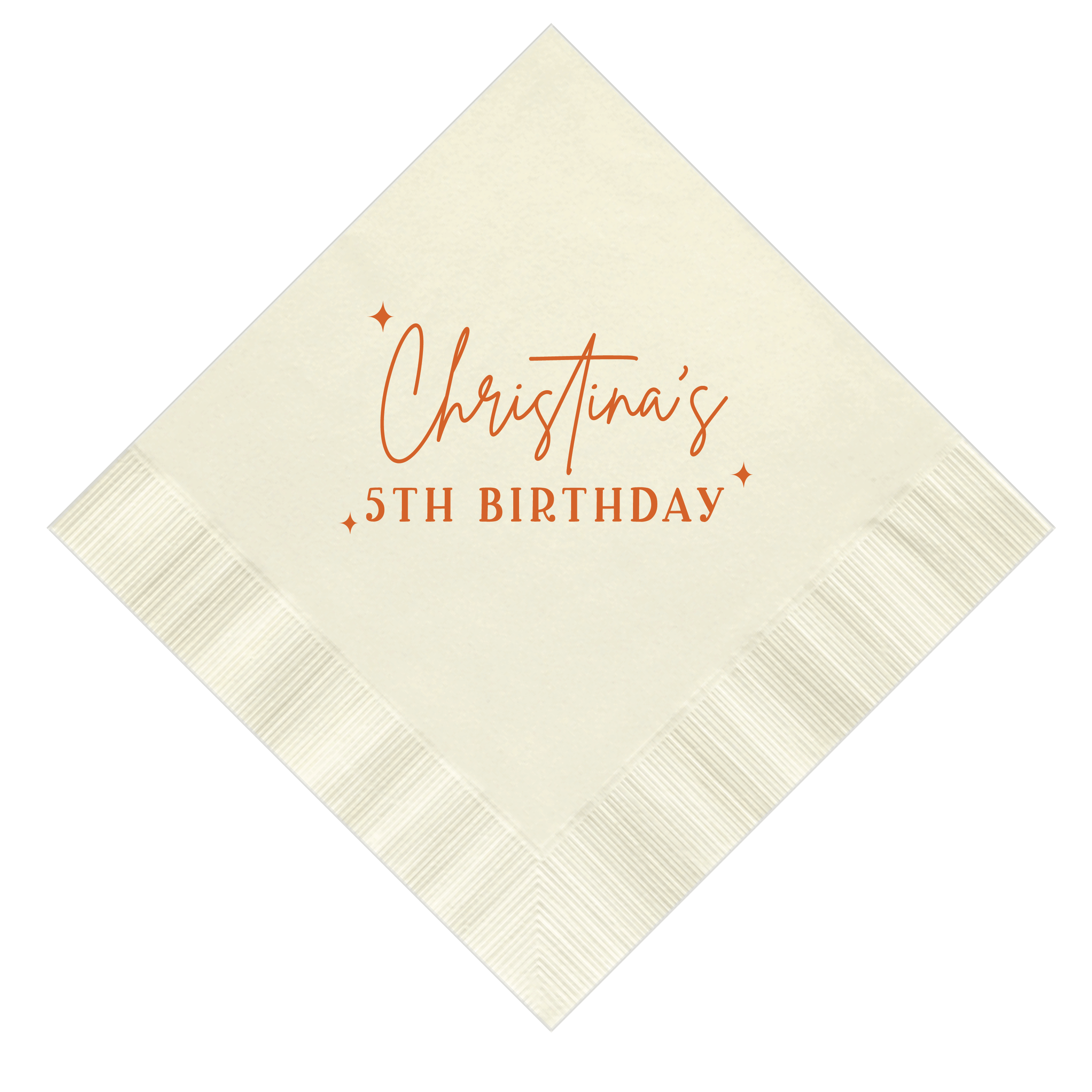 Sparkle and Shine Birthday Napkins - Napkins - Foil Stamped