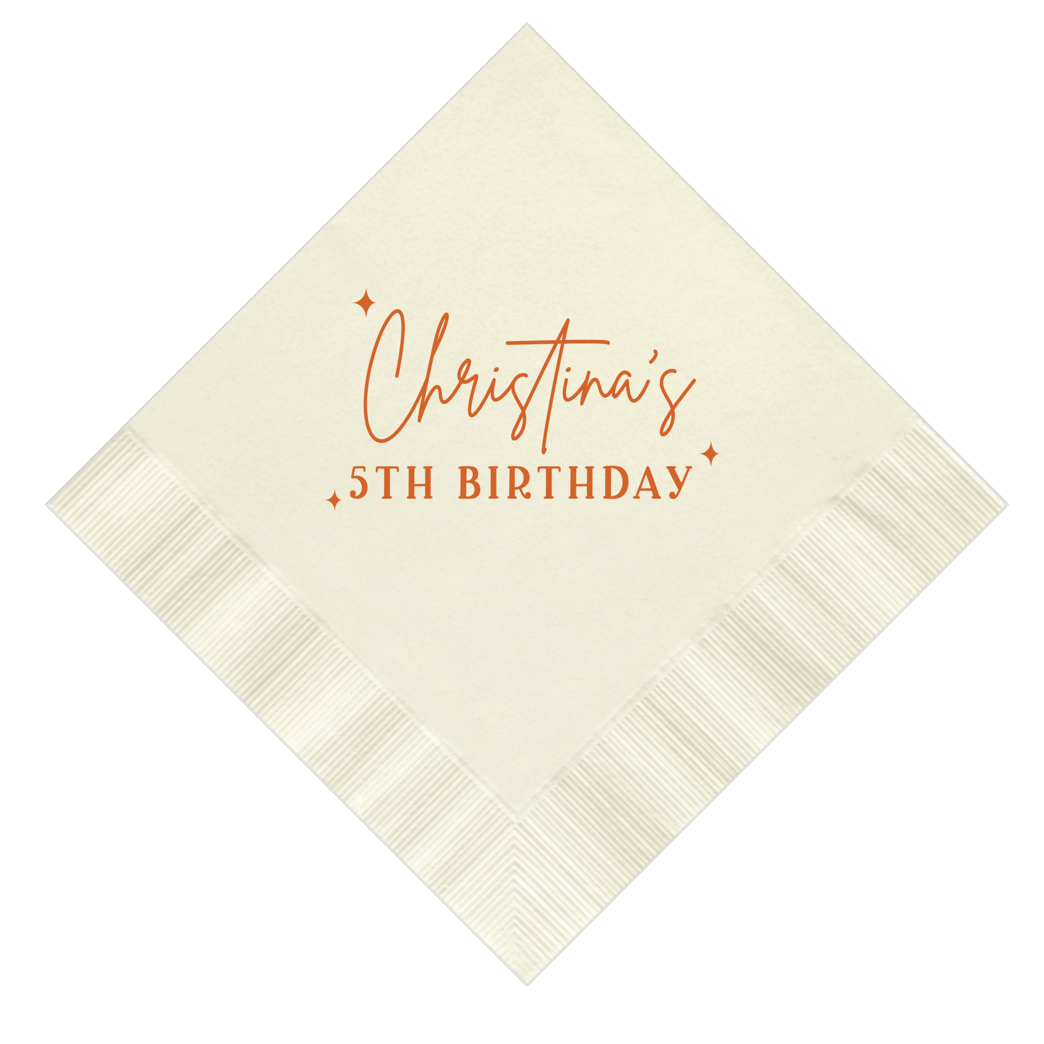 Sparkle and Shine Birthday Napkins - Napkins - Foil Stamped