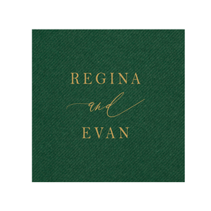 First Names Personalized Wedding Premium Uncoined Napkins