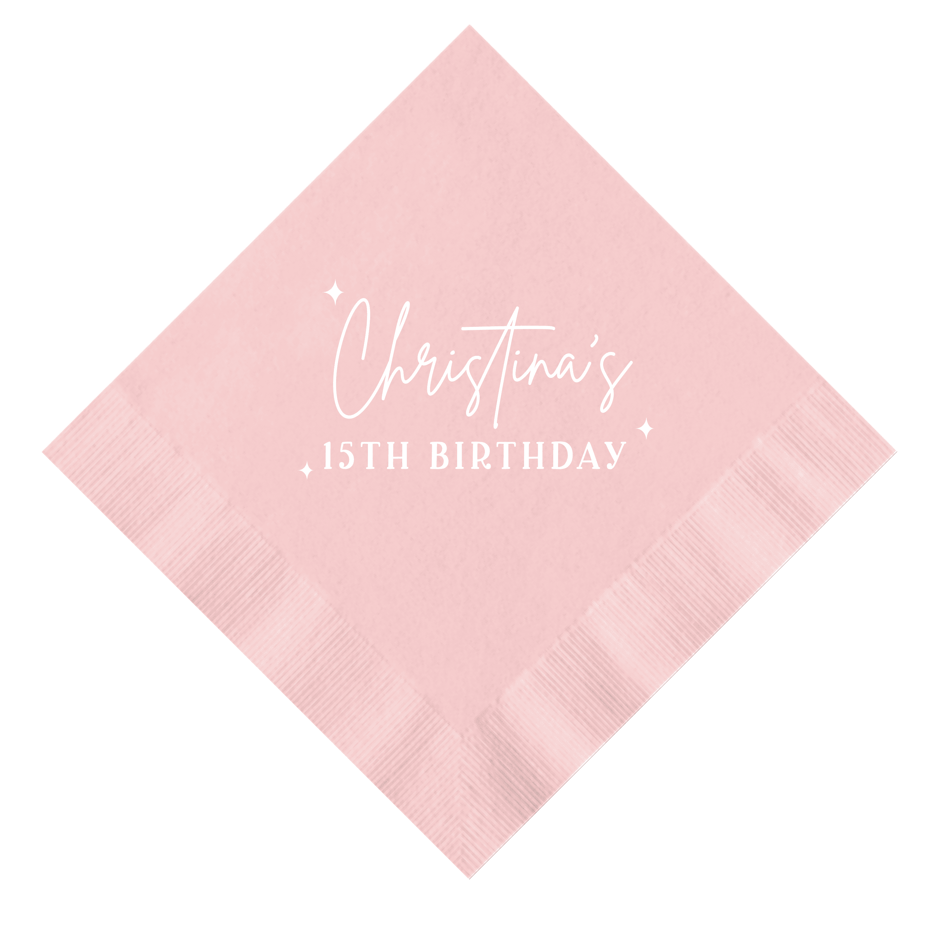 Time to Party Birthday Napkins - Napkins - Foil Stamped