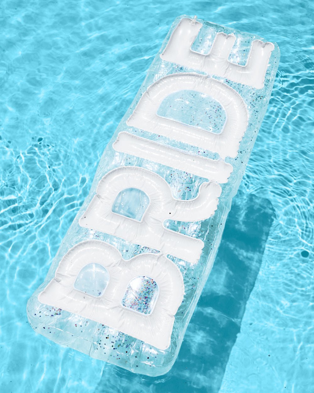 The Bride Pool Float 6 ft inflatable float — detail view