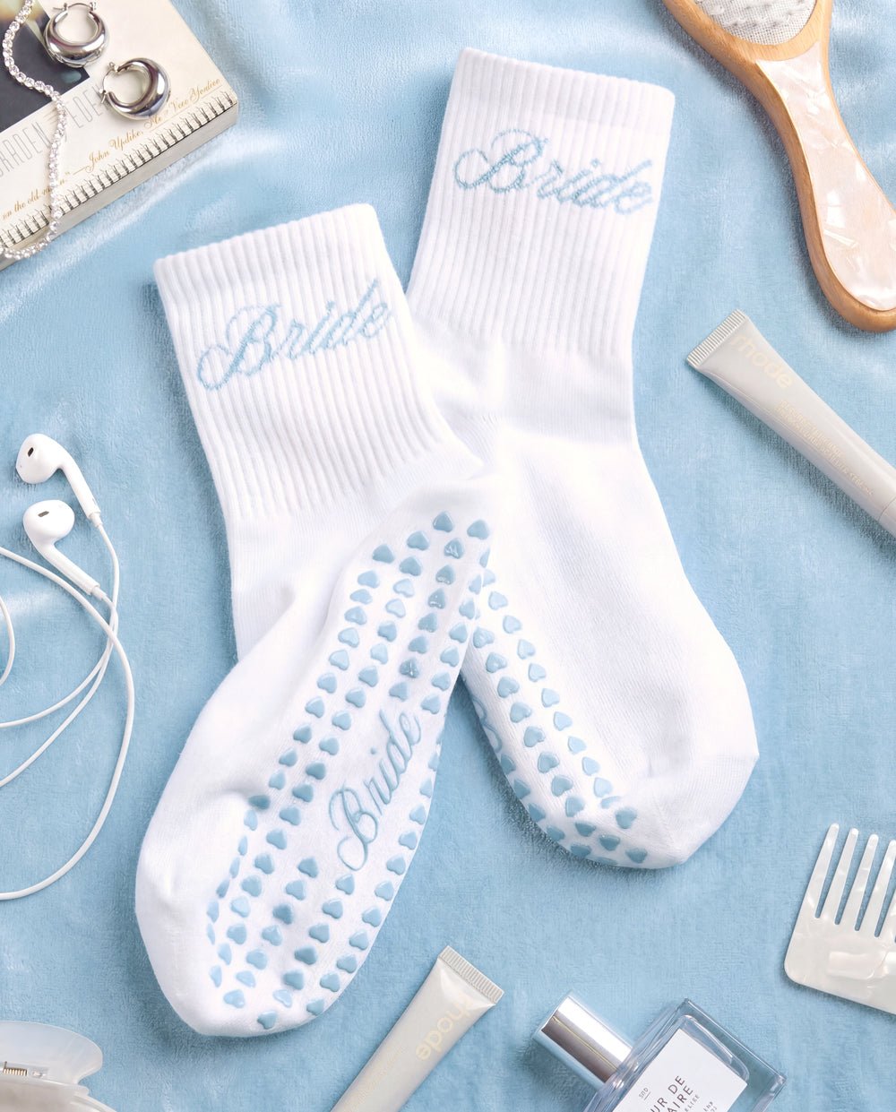 Bride Pilates Sock grippy crew sock — additional view