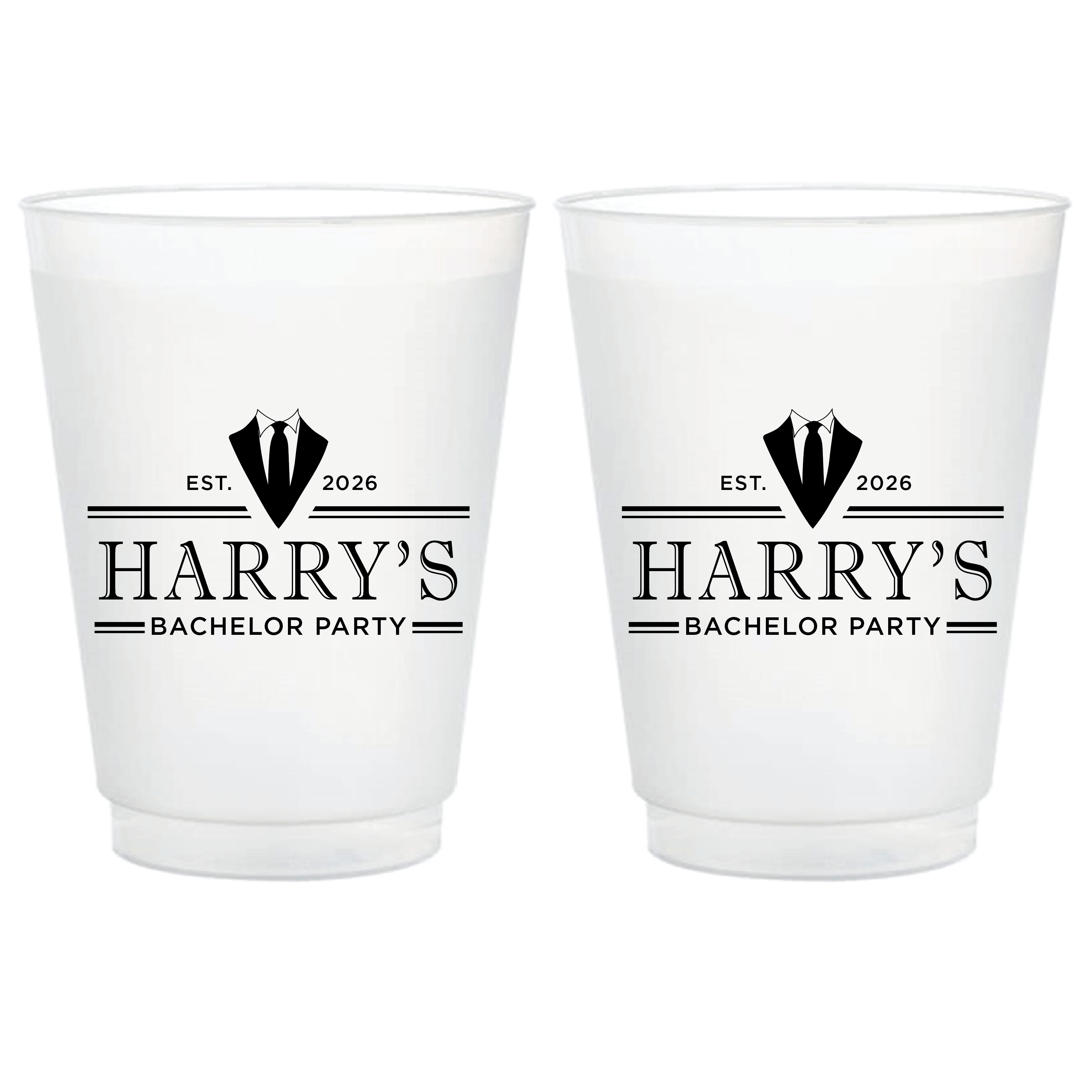 Groom’s Night Out Bachelor Party Plastic Cups