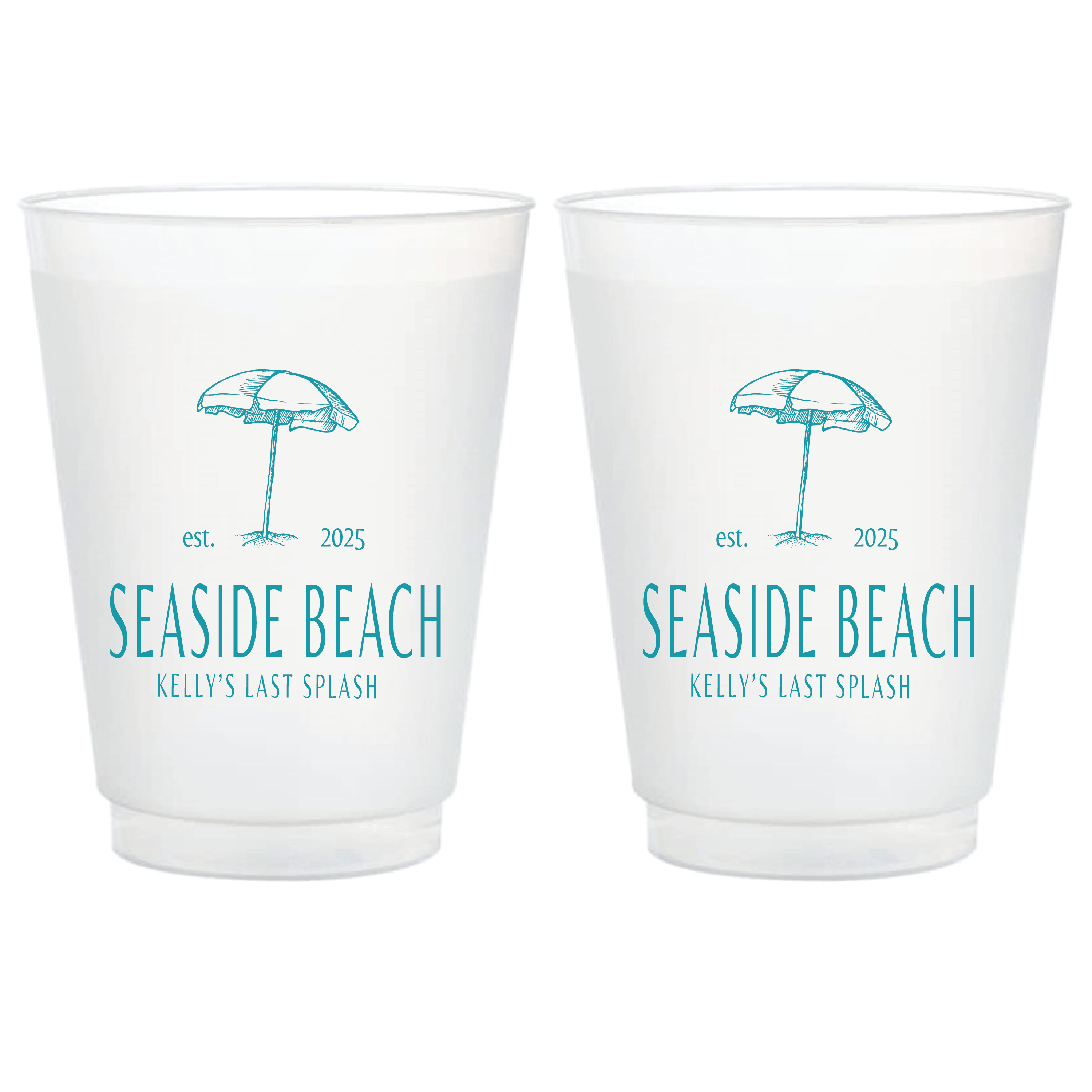 Last Splash Bachelorette Frosted Plastic Cups - Cup - Frosted