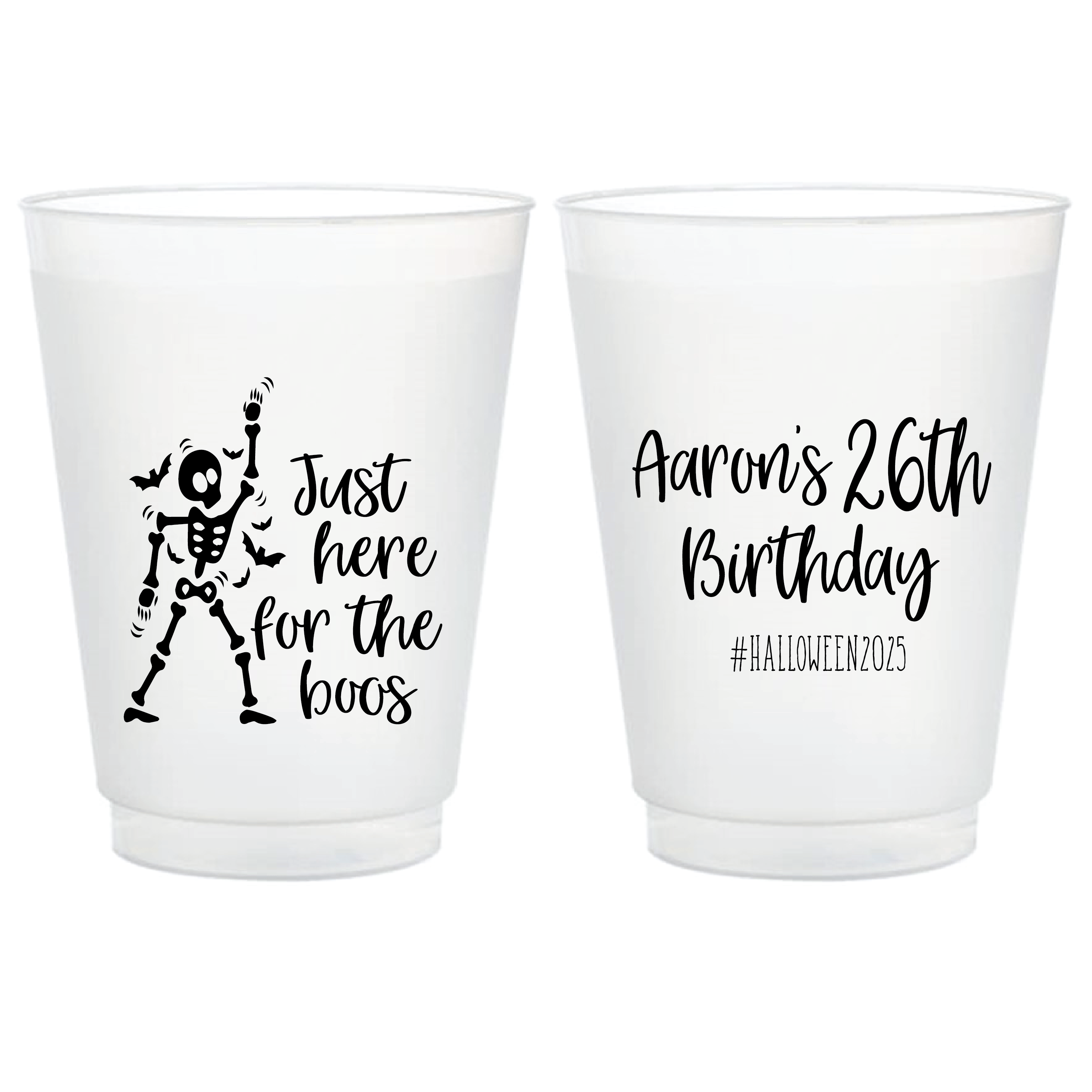 Just Here for the Boos Custom Shatterproof Cups