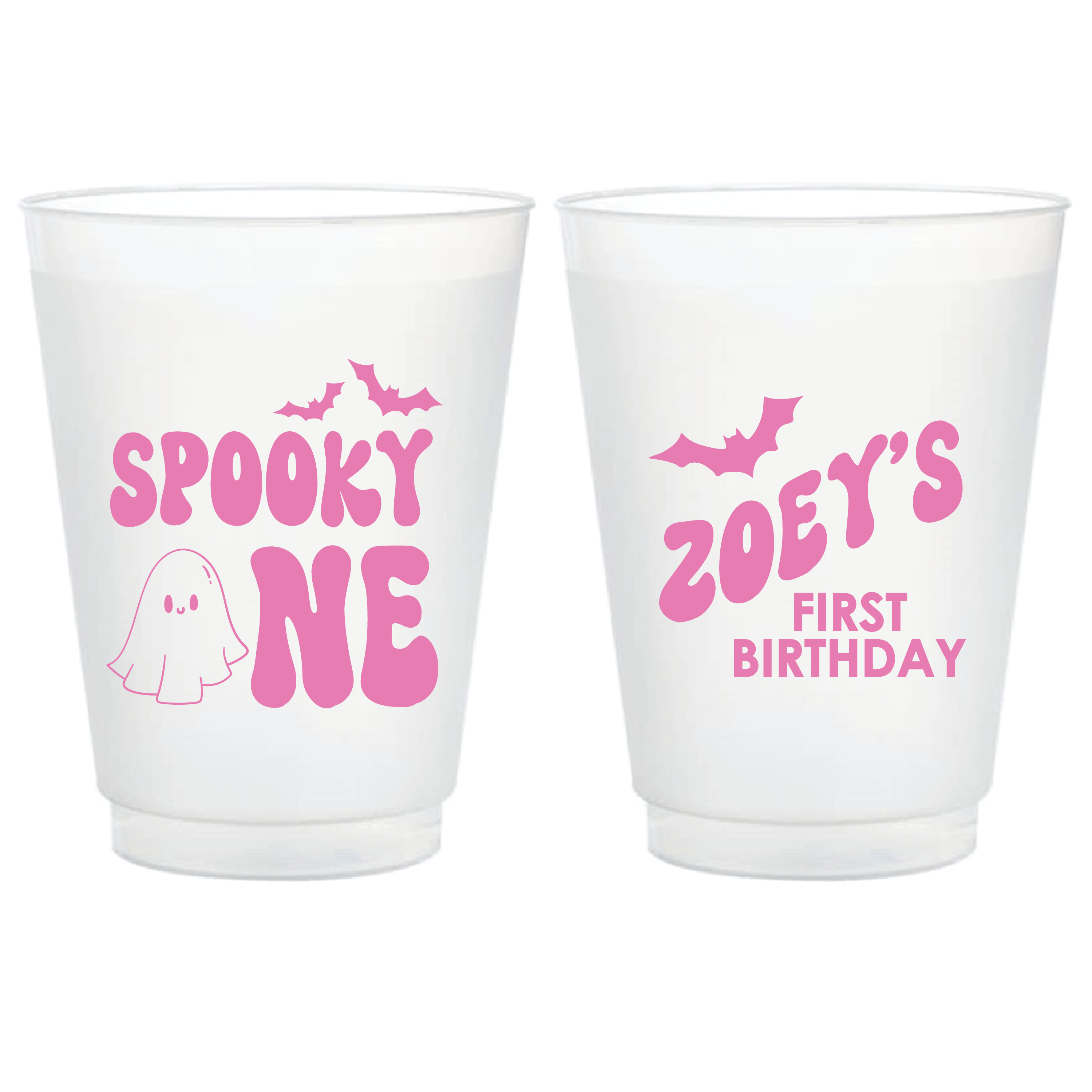 Spooky One First Birthday Shatterproof Cups