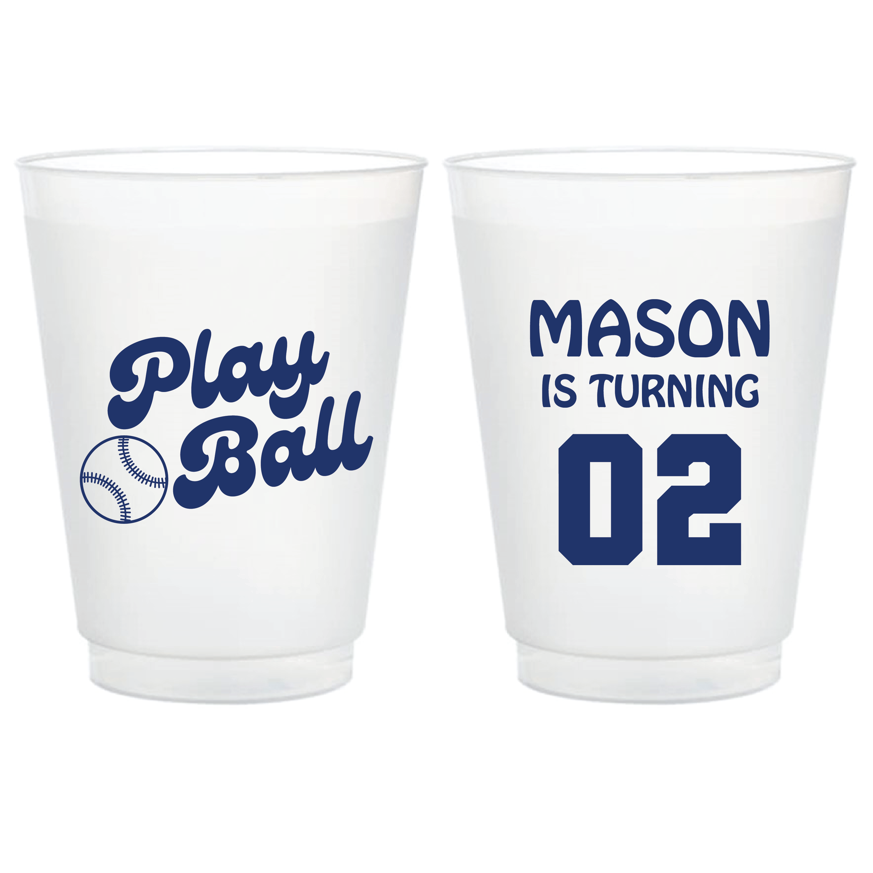 Play Ball Birthday Shatterproof Party Cups