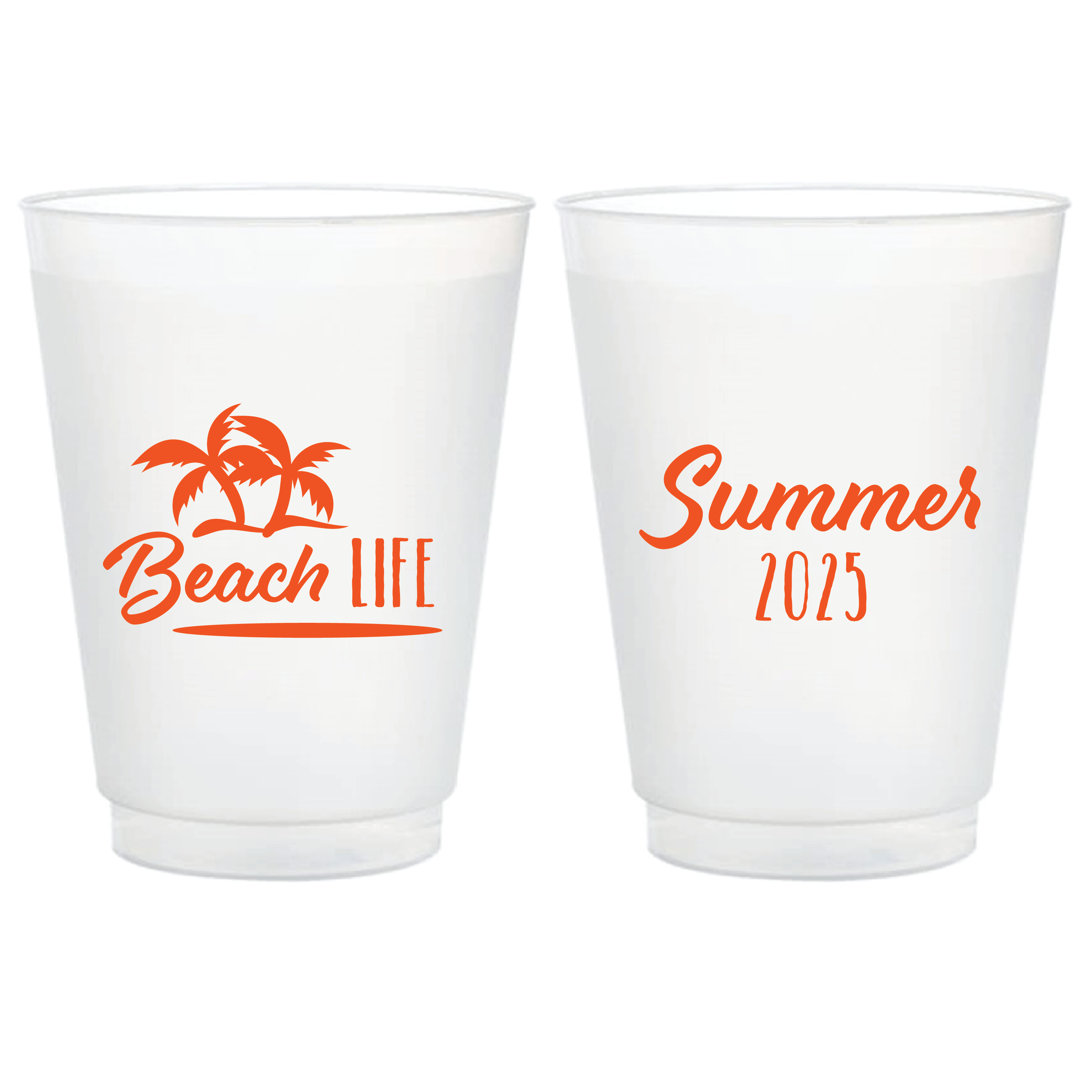 Beach Life Shatterproof Cups